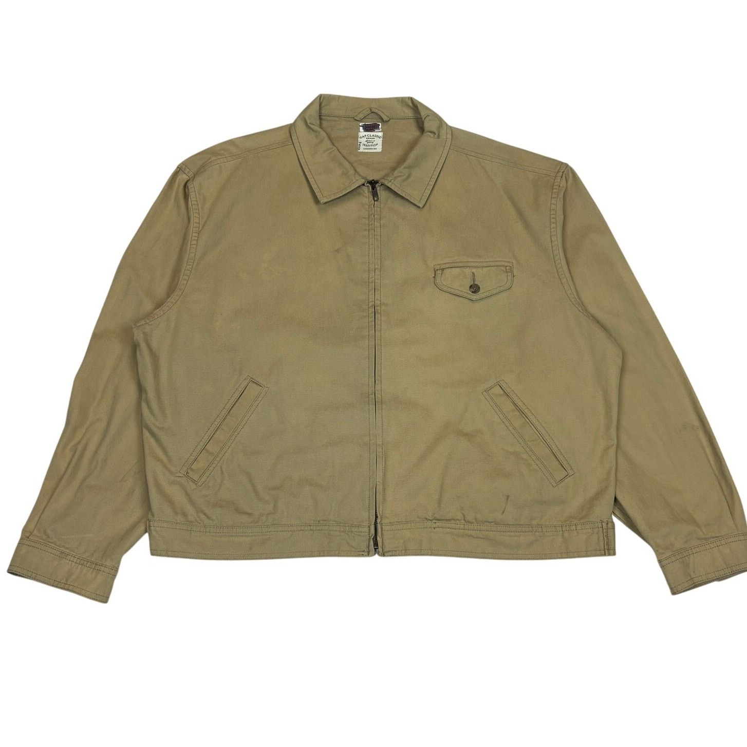 Vintage Gap Bomber Jacket Men's XL Full Zip Drizzler