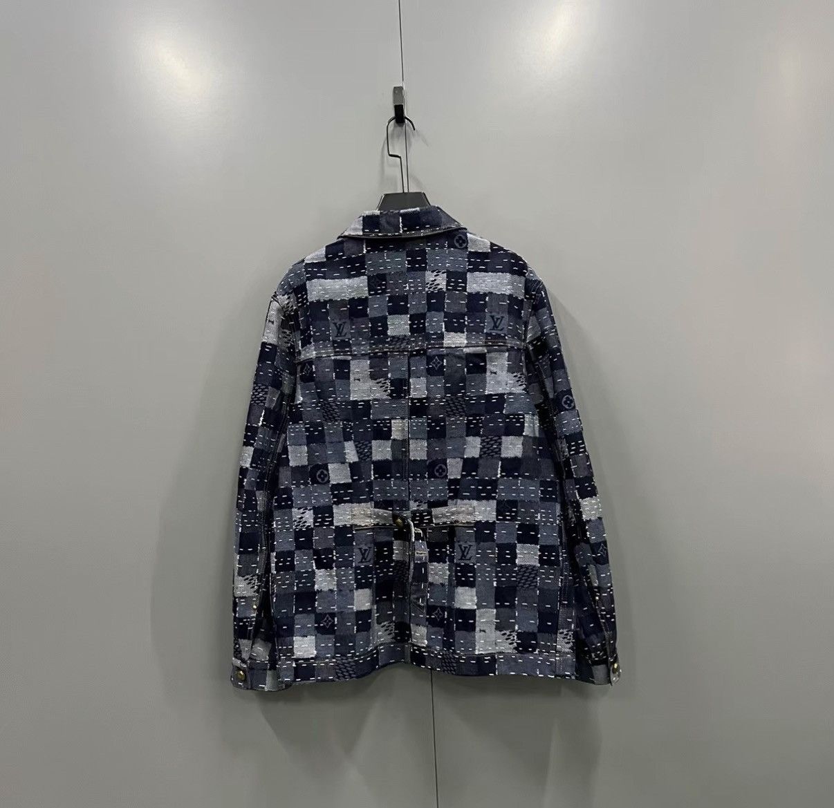 Louis Vuitton Louis Vuitton LV × Nigo Damier Denim Jacket J41 Size US M / EU 48-50 / 2 - 2 Thumbnail