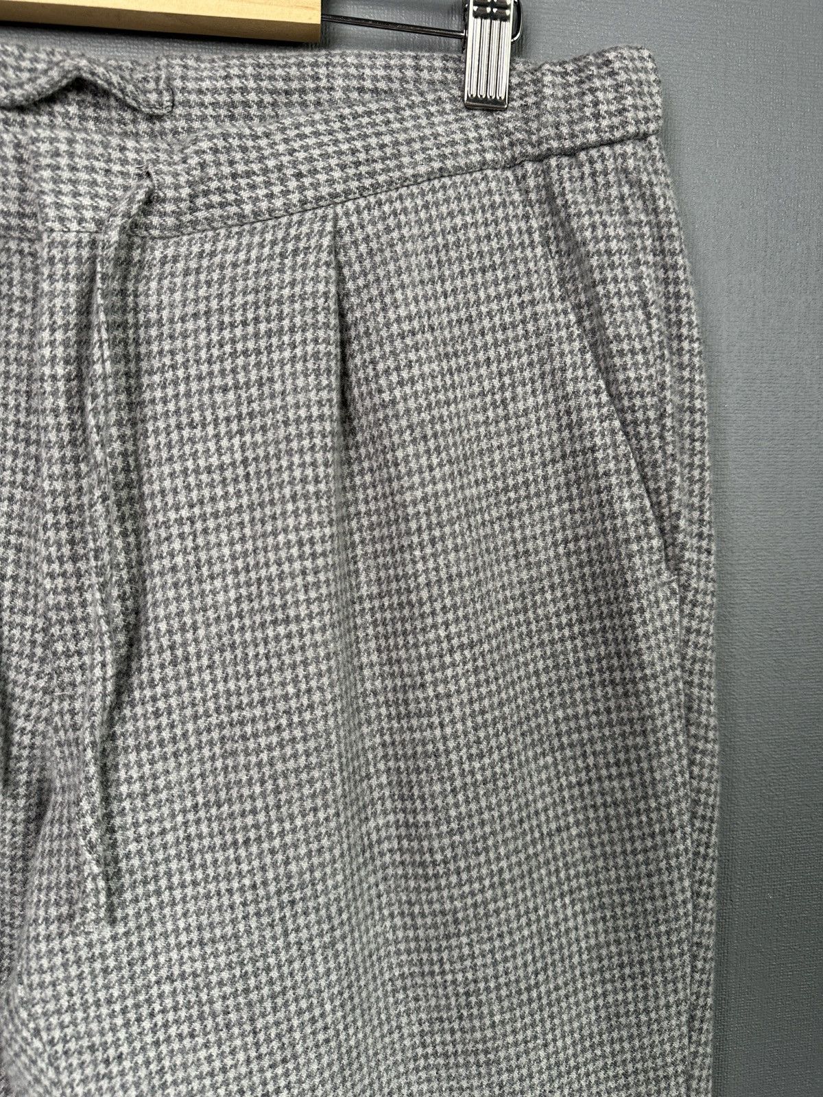 Suitsupply SUITSUPPLY AMES PLEAT ES Wool Cashmere Gray Pants size 52 Size US 34 / EU 50 - 4 Thumbnail