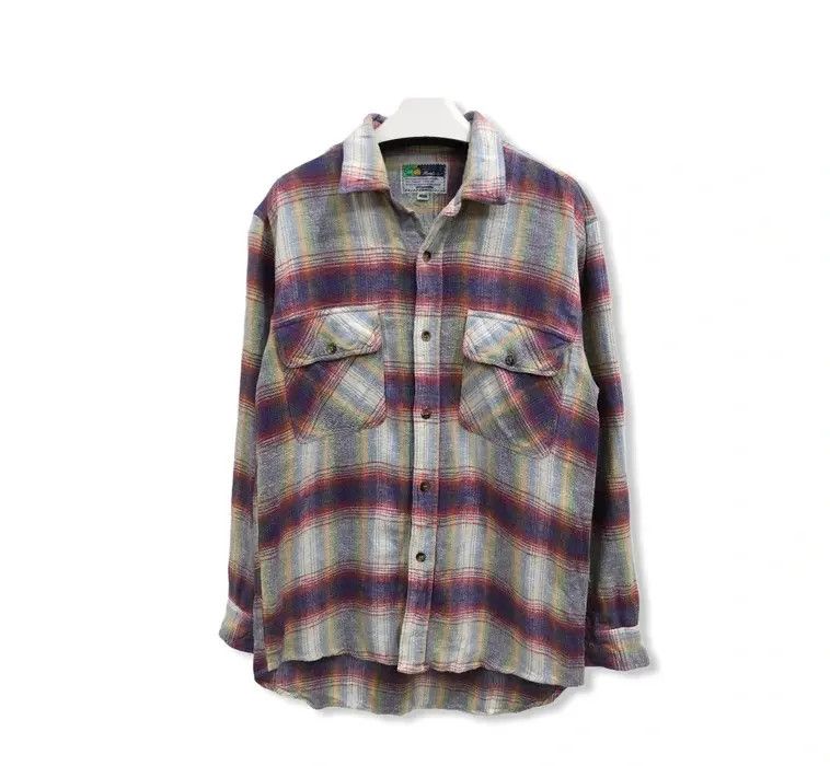 Flannel × Vintage Vintage Montare Plaid Tartan Flannel Shirt 👕 Size US M / EU 48-50 / 2 - 1 Thumbnail