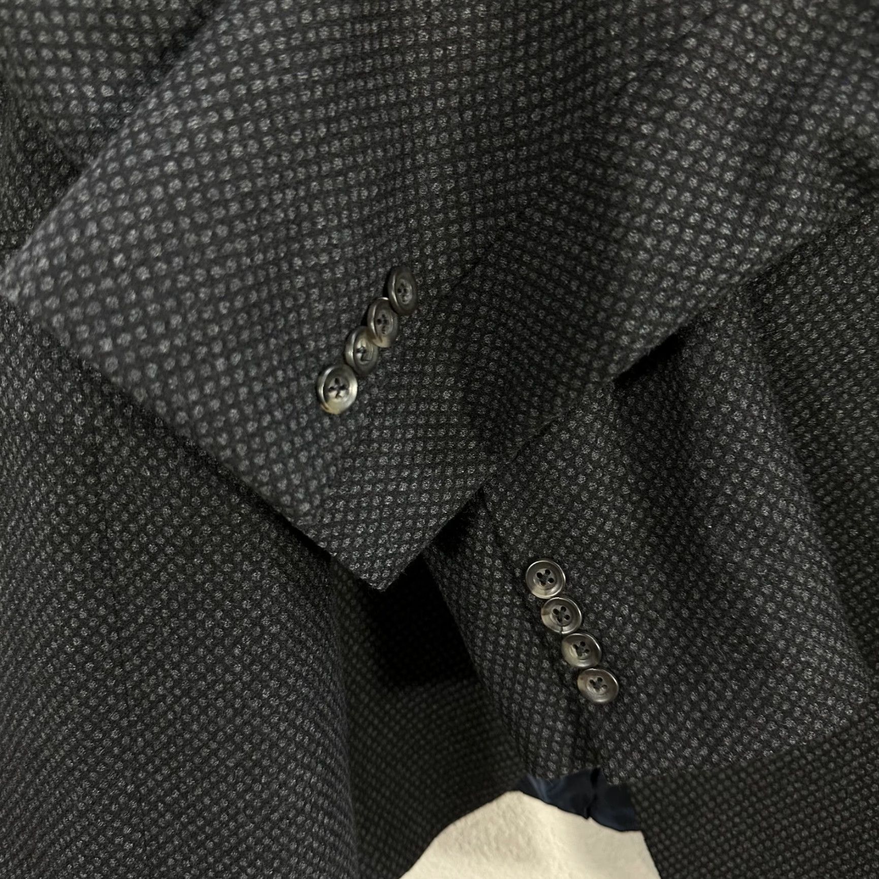 Jack Victor Men's Jack Victor Blazer Jacket Wool Two-Button XL Blue Single-Breasted Large Vintage? Size 46R - 6 Thumbnail