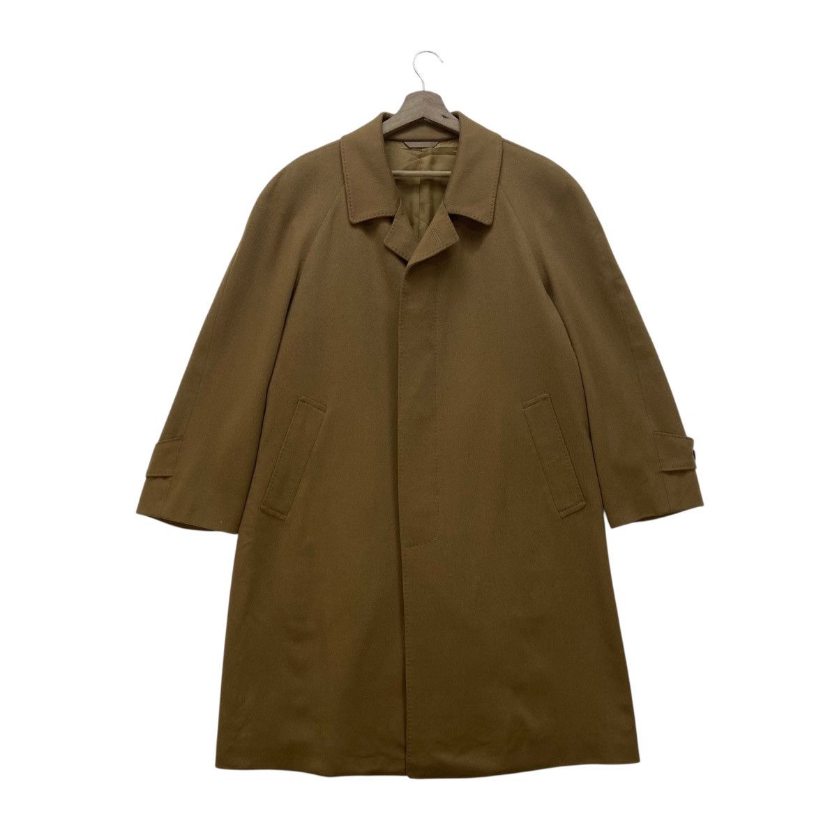 Ermenegildo Zegna Cloth by Ermenegildo Zegna Italy 100% Cashmere Long Overcoat Size US S / EU 44-46 / 1 - 1 Thumbnail