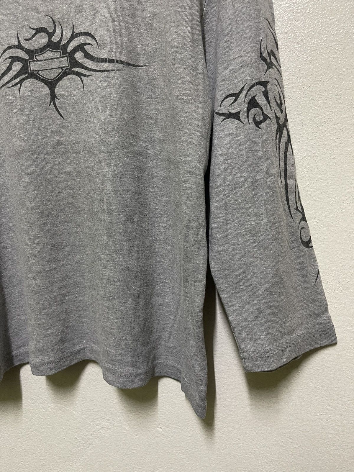 Harley Davidson × Vintage Harley Davidson Flame Sleeve Size XL / US 12-14 / IT 48-50 - 6 Thumbnail