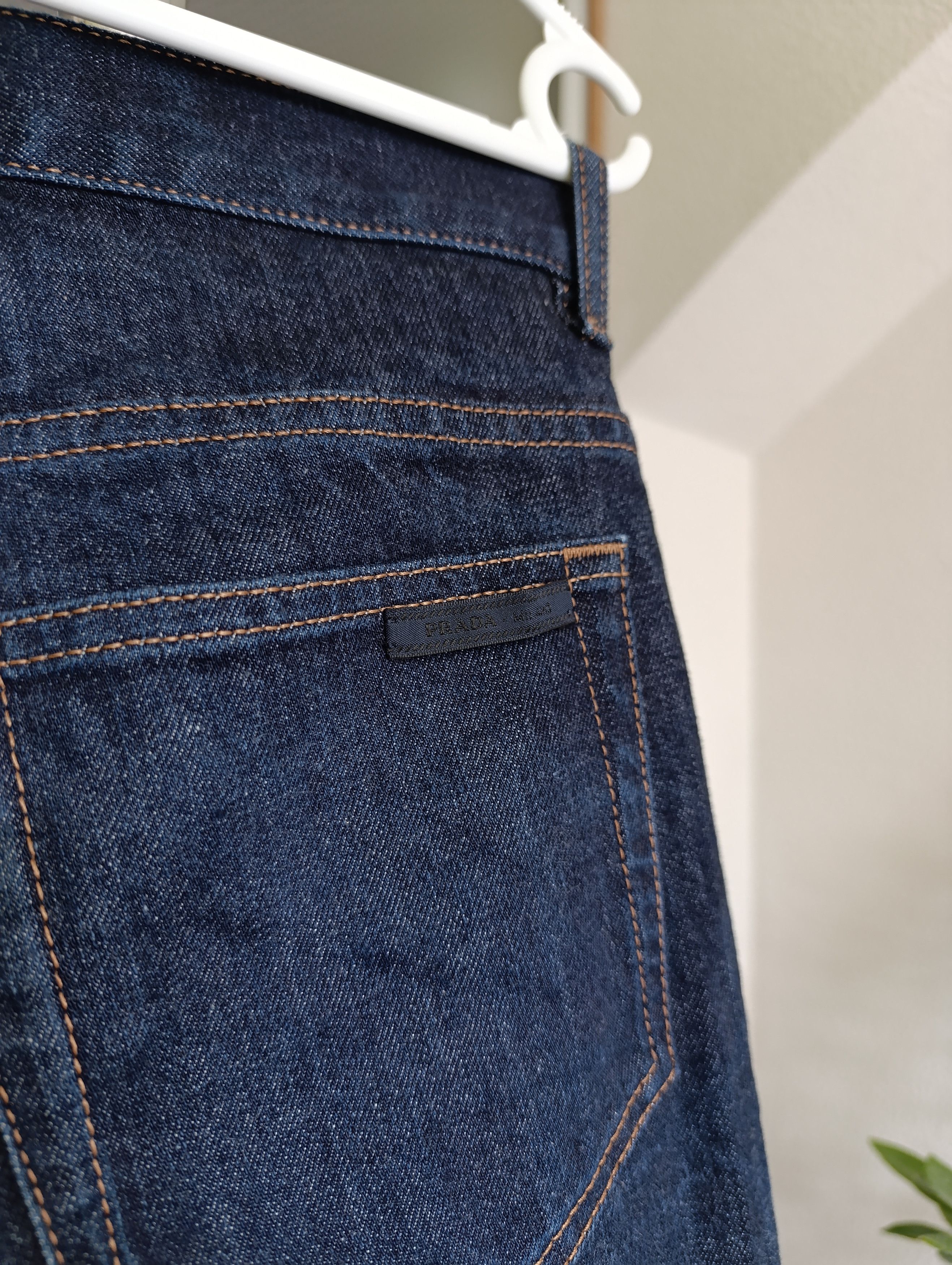 Designer × Prada PRADA SLIM-FIT MID-RISE JEANS NAVY Size US 31 - 2 Thumbnail