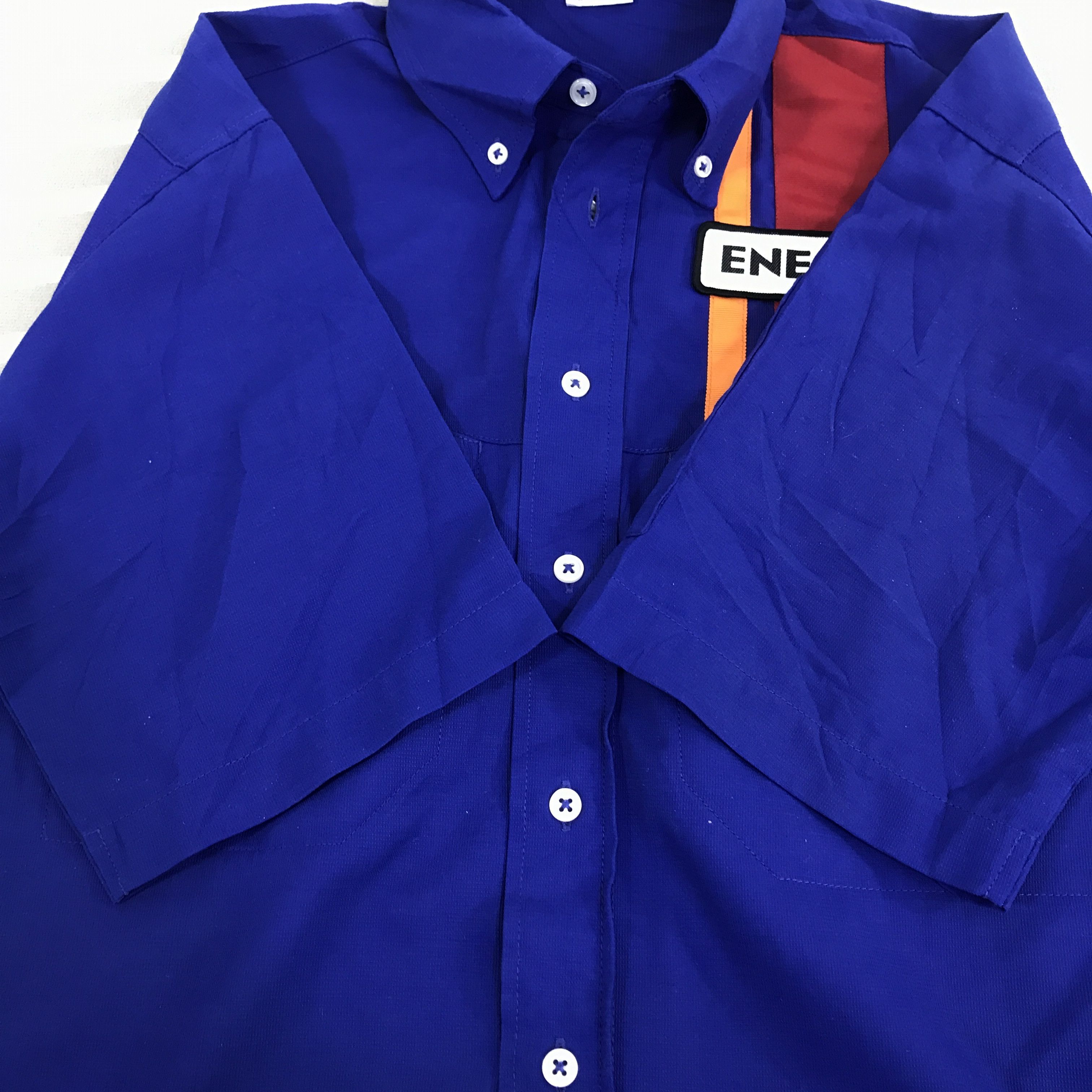 Japanese Brand Vintage Eneos oil button up Shirt K117B1 Size US L / EU 52-54 / 3 - 6 Thumbnail