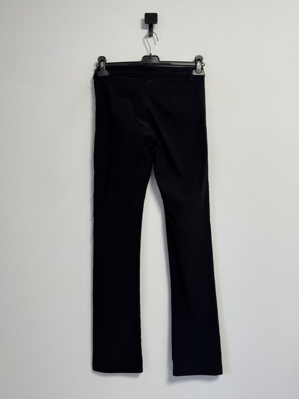 Miss Sixty Miss Sixty Black Viscose Stretch Comfort Style Flare Pants Size 27" / US 4 / IT 40 - 6 Thumbnail