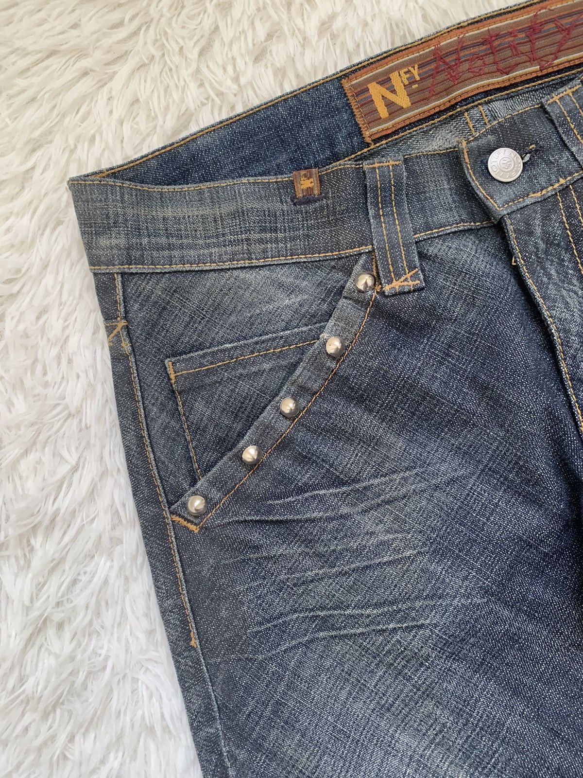 Notify Rare Notify Punk Studded Flared Jeans Size US 32 / EU 48 - 6 Thumbnail