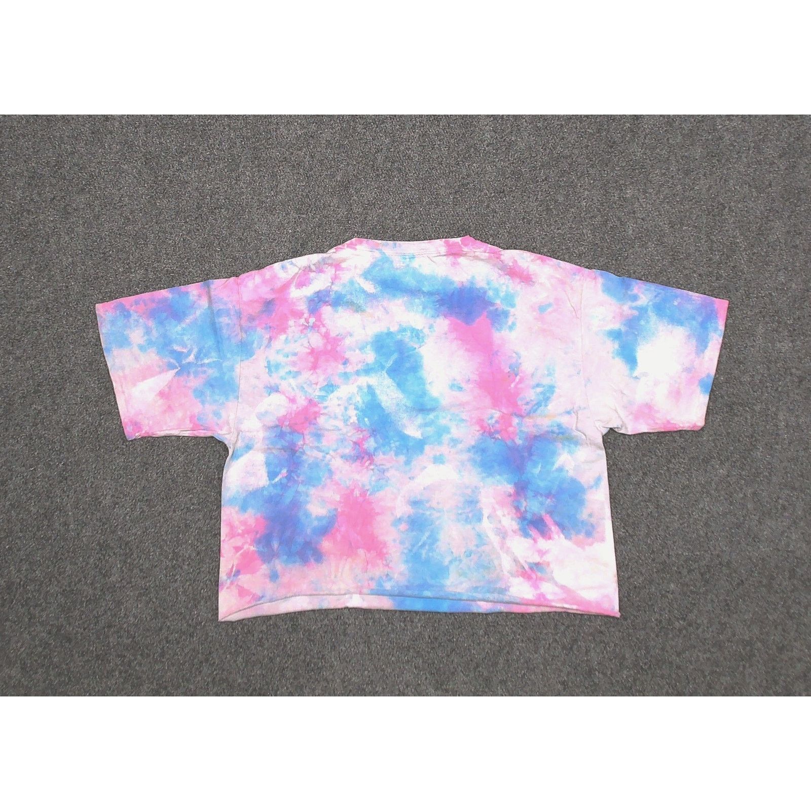 Pink Floyd Pink Floyd Reworked Boxy Tie Dye Crop Top Band Tee Size L / US 10 / IT 46 - 4 Thumbnail