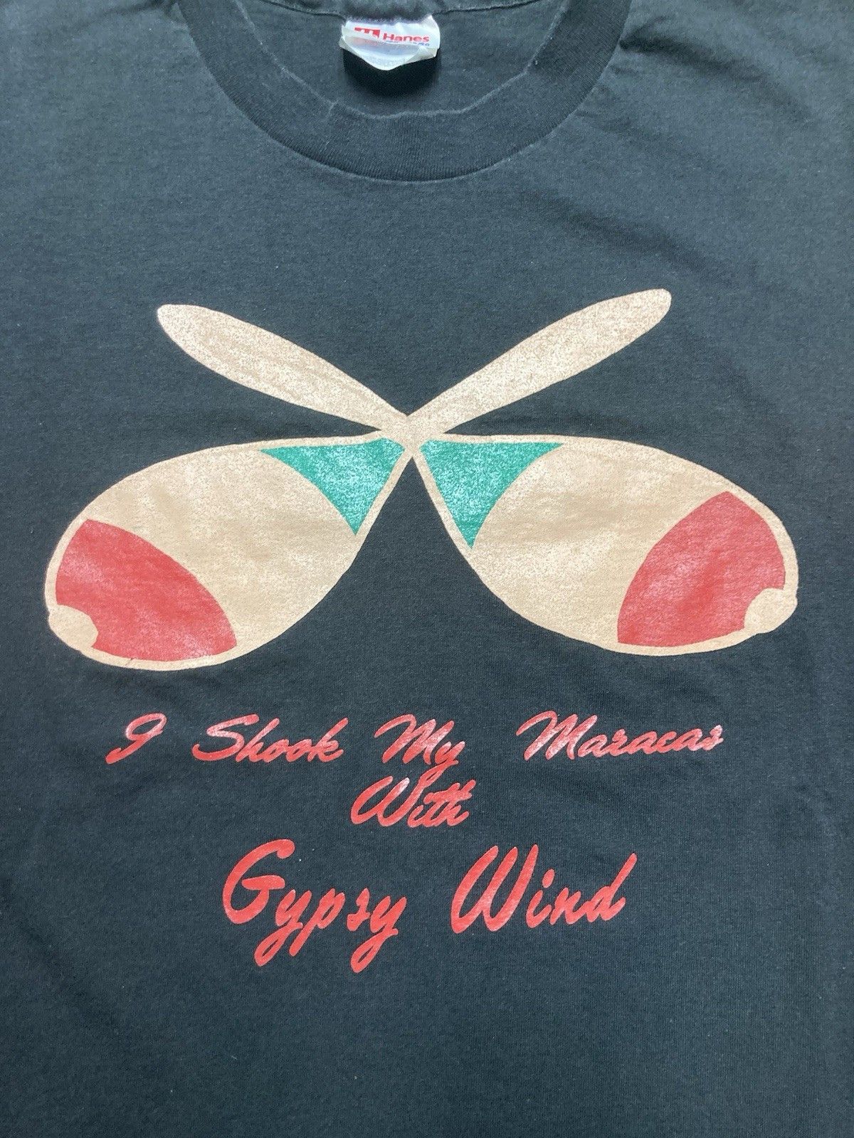 Hanes × Vintage 90s t shirt shook my maracas with gypsy wind boobs large Size US L / EU 52-54 / 3 - 2 Thumbnail