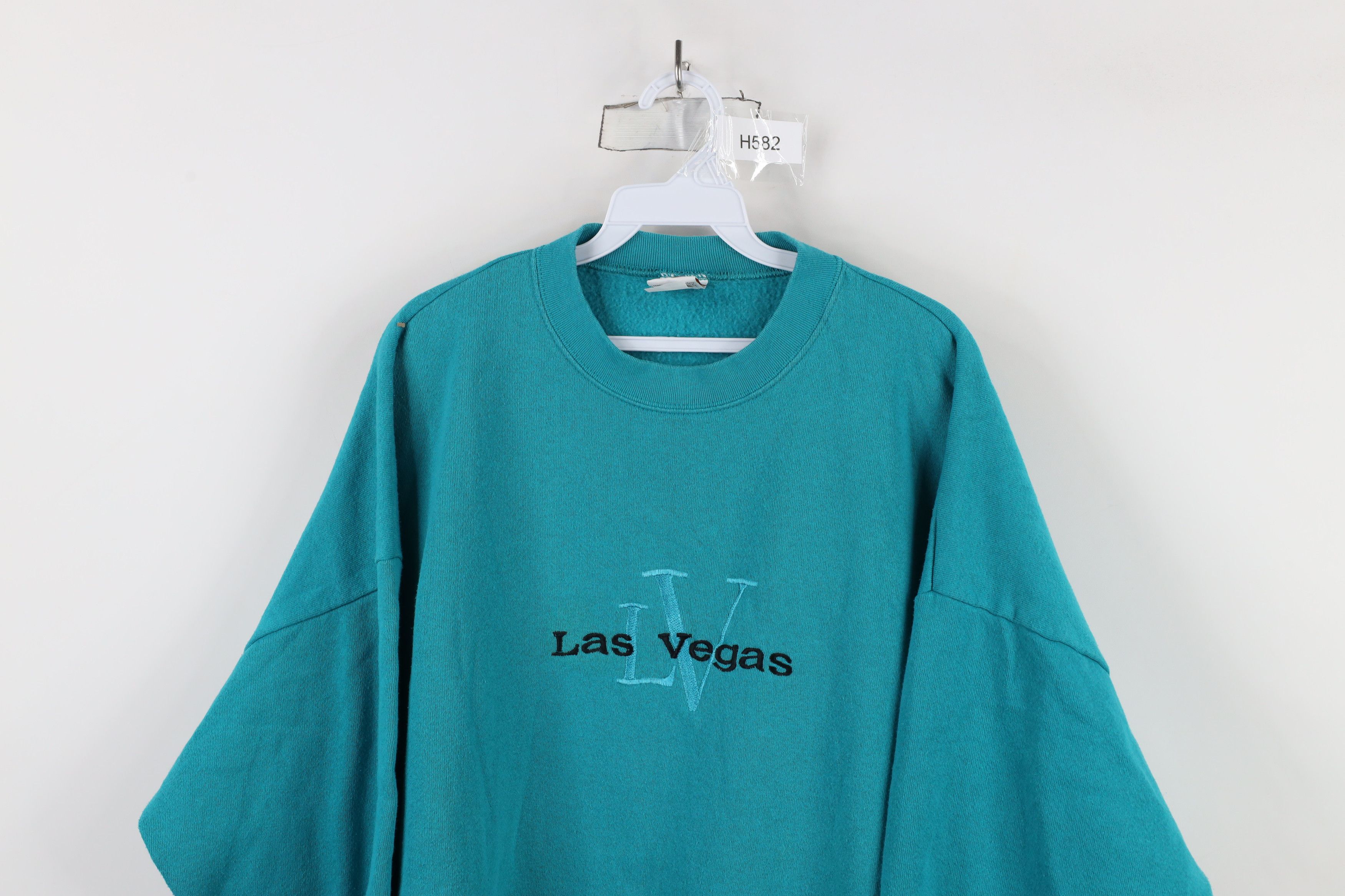 Vintage Vintage 90s Looney Tunes Spell Las Vegas Crewneck Sweatshirt Size 3XL / US 20-22 - 2 Thumbnail
