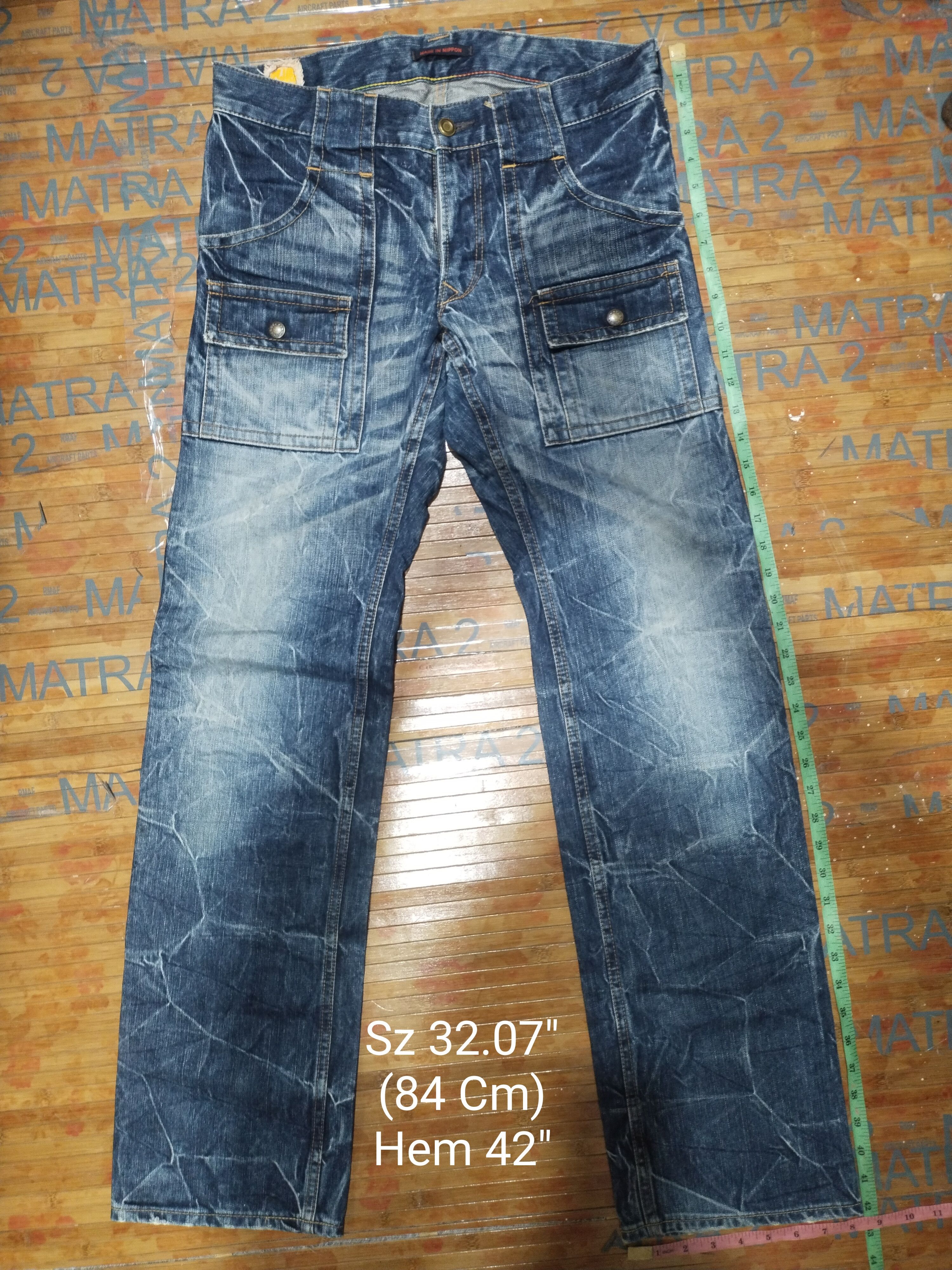 Japanese Brand Jeans Blueway, Bush Pant, Nippon Size US 32 / EU 48 - 1 Thumbnail