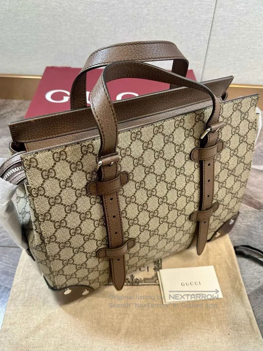 Gucci Gucci Monogram Tote Handbag. Size ONE SIZE - 2 Thumbnail
