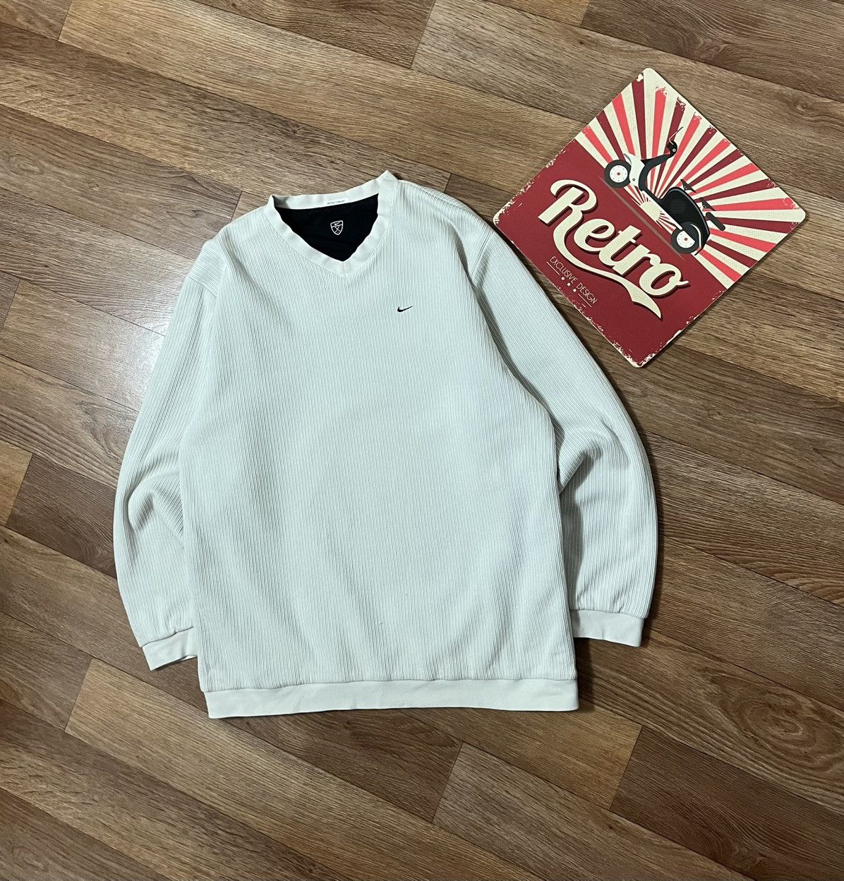 Nike Vintage Nike Golf Reversible Sweatshirt Size US L / EU 52-54 / 3 - 3 Thumbnail