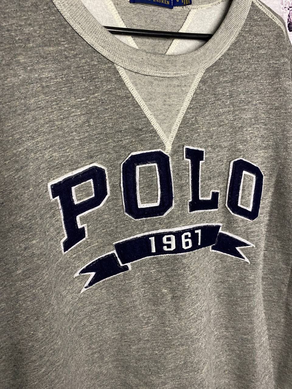 Polo Ralph Lauren Men's Polo Ralph Lauren Big Spell Out Logo Sweatshirt Size US L / EU 52-54 / 3 - 6 Thumbnail
