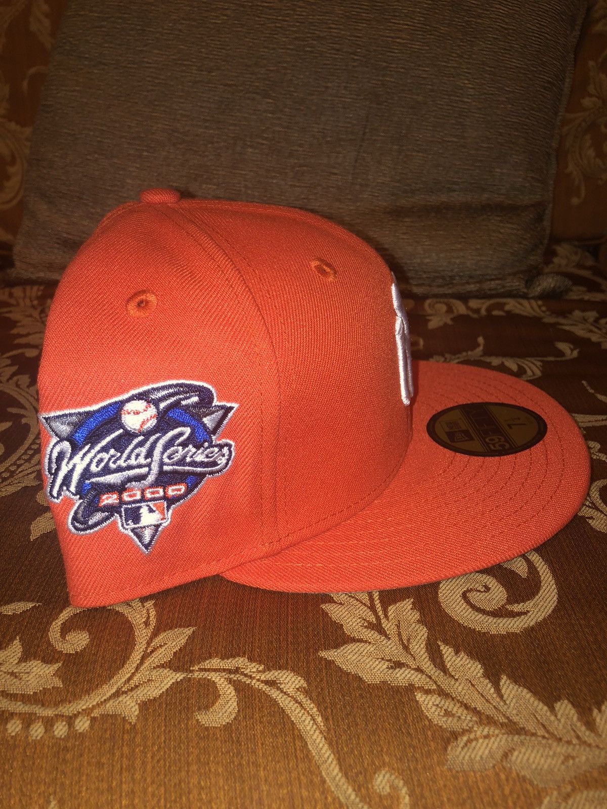 New Era New York Yankees Fitted Hat - 7 1/4 Orange Size ONE SIZE - 2 Thumbnail