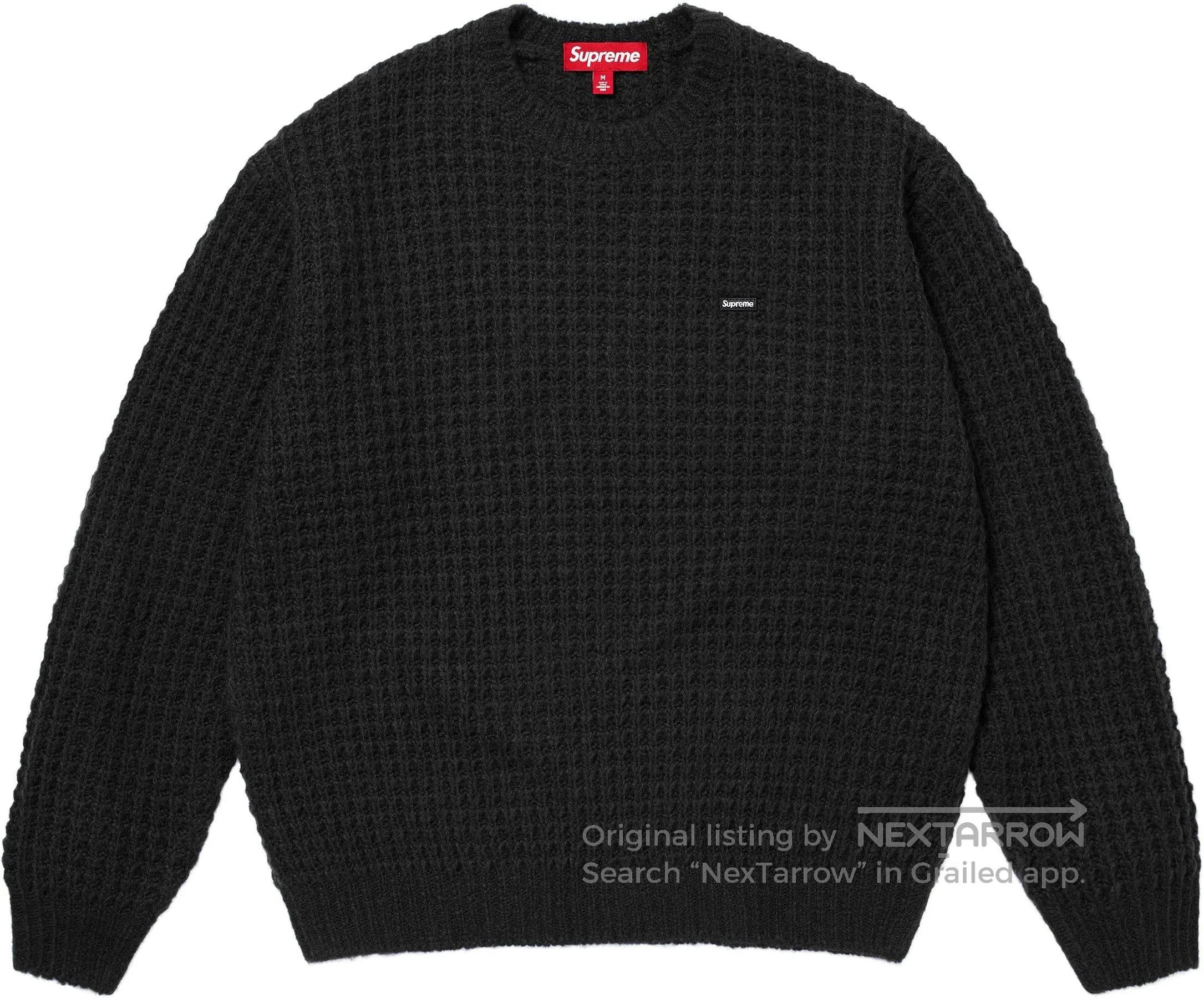 Supreme Supreme Small Box Waffle Sweater. Size US S / EU 44-46 / 1 - 2 Thumbnail