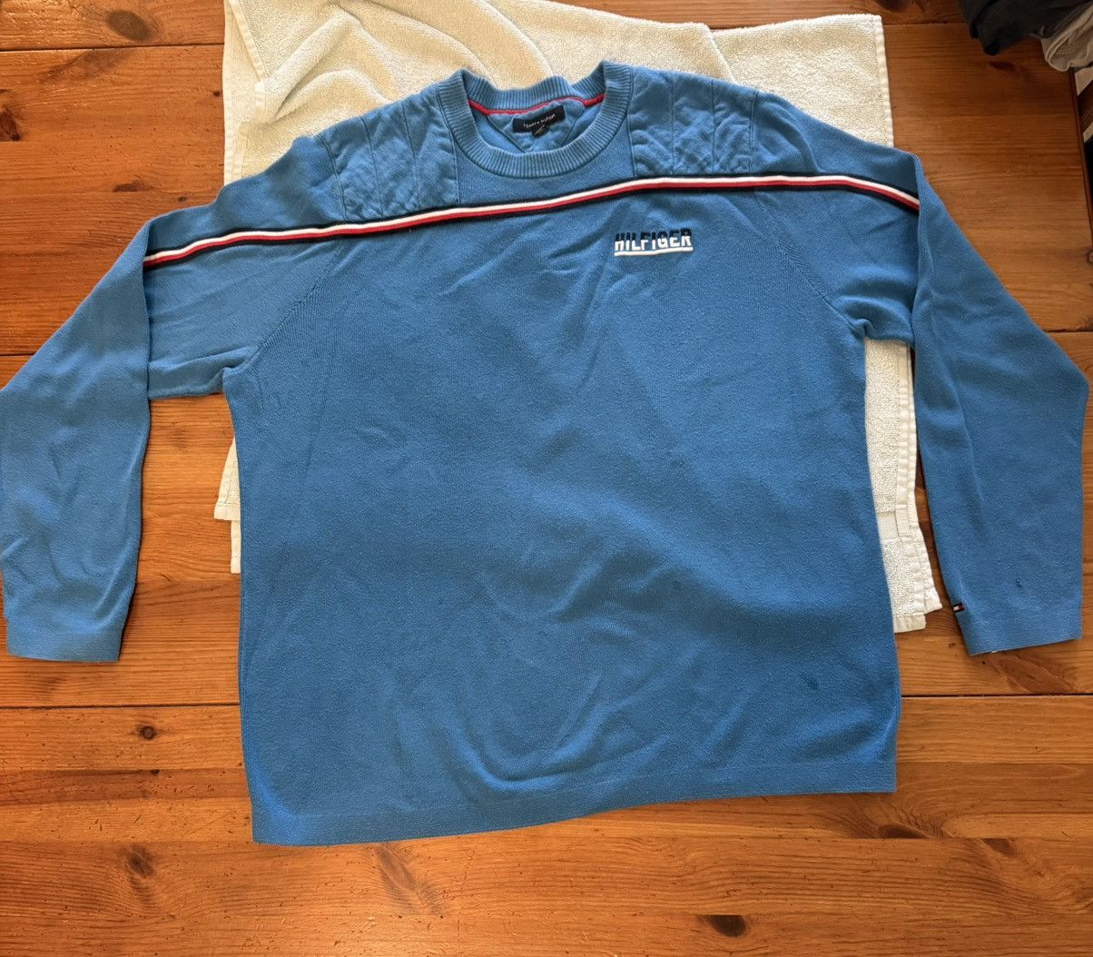 Tommy Hilfiger × Vintage Tommy Hilfiger Vintage Sweater Size US XL / EU 56 / 4 - 1 Thumbnail