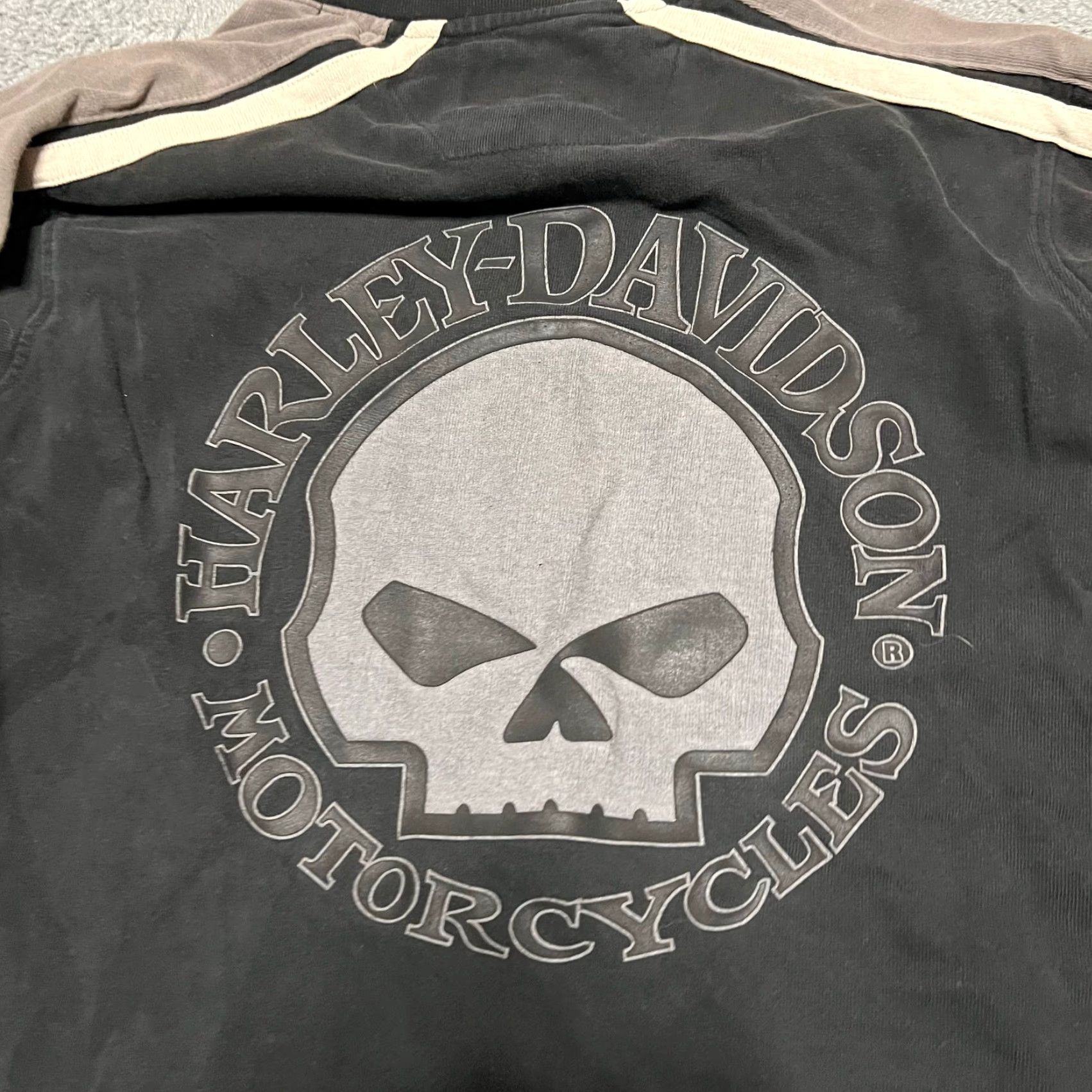 Harley Davidson VINTAGE Harley Davidson Shirt Mens Large Willie G. Skull Black Grey Graphic Y2K Mens Size US L / EU 52-54 / 3 - 2 Thumbnail