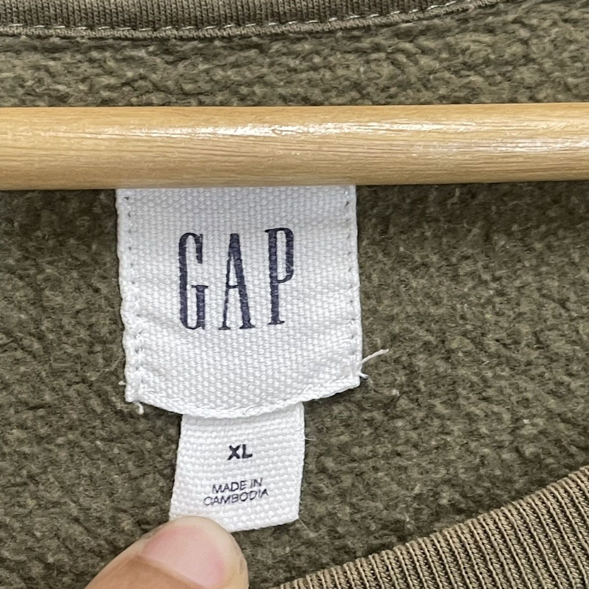 Gap RIOT💥GAP BIG LOGO EMBROIDERED CREWNECK SWEATSHIRT Size US XL / EU 56 / 4 - 10 Thumbnail