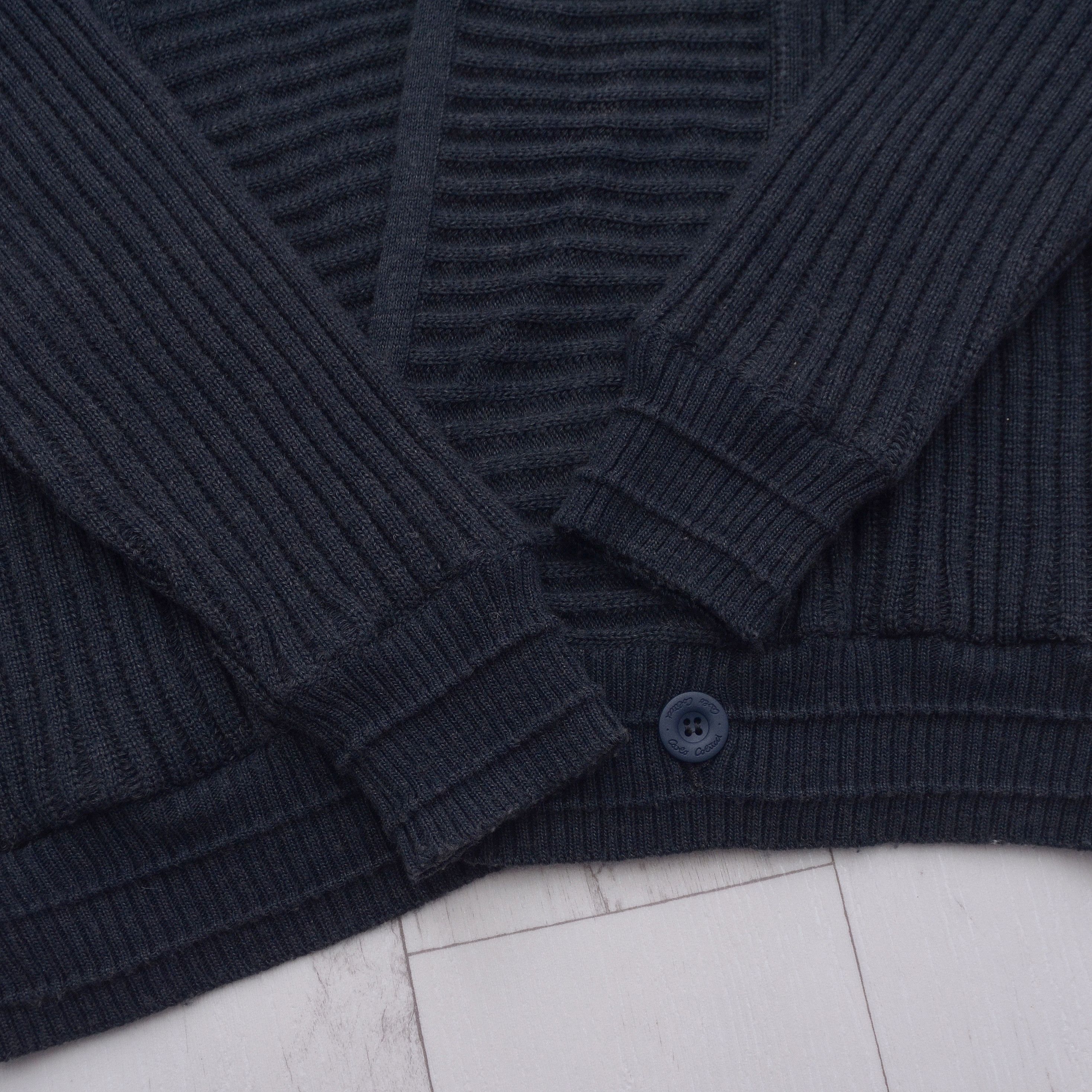 Carlo Colucci Vintage Carlo Colucci 80s 90s Mustarl Knitted Cardigan Size US M / EU 48-50 / 2 - 8 Thumbnail