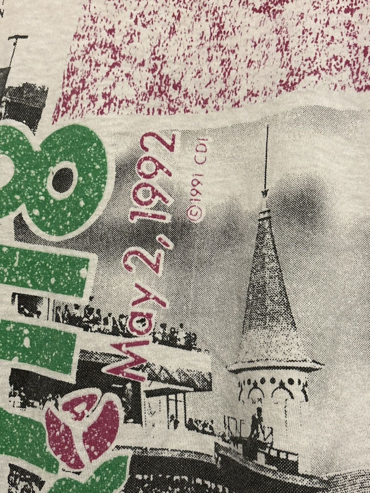 Vintage Vintage 1991 Kentucky Derby 118 AOP Screen Stars T-Shirt Size US L / EU 52-54 / 3 - 7 Thumbnail