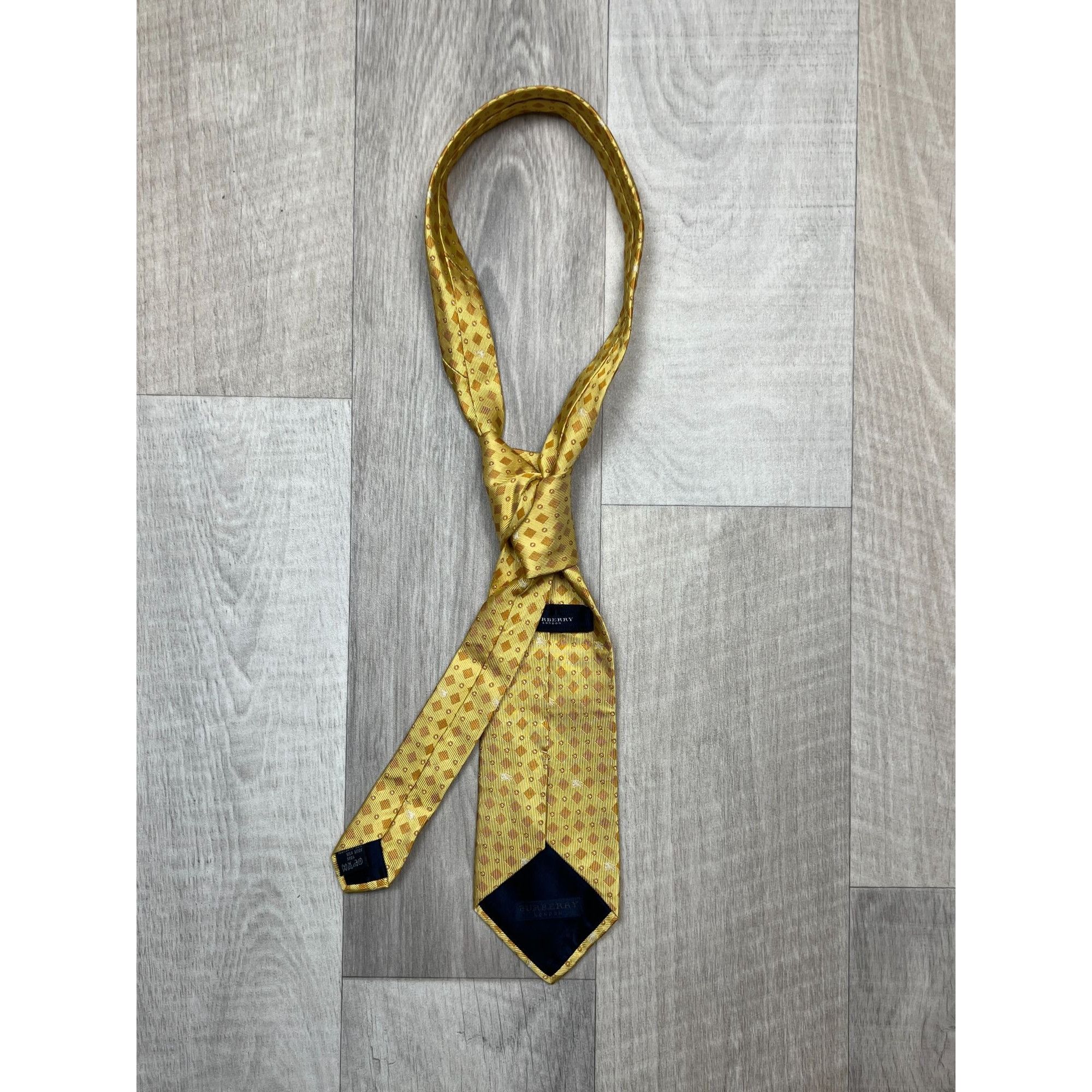 Burberry Burberry Vintage Silk Tie (Y0142) Size ONE SIZE - 3 Thumbnail