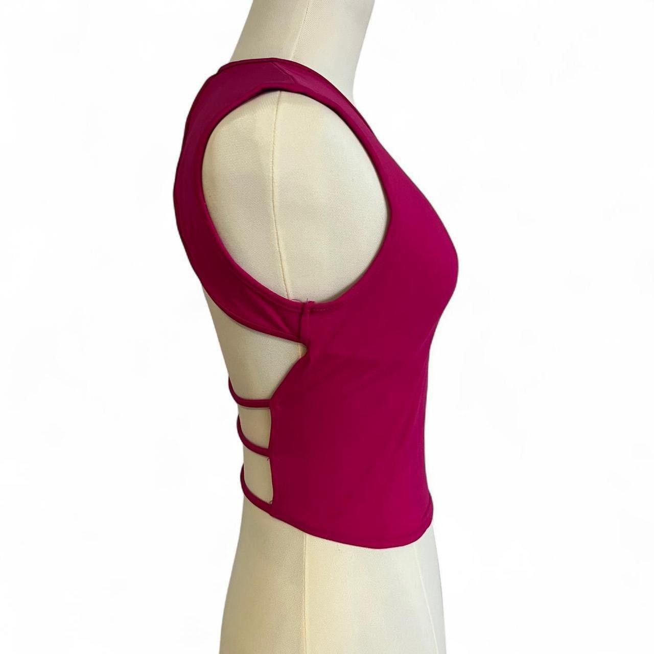 Morgan De Toi y2k Morgan De Toi hot pink stretchy yoga top Size XS / US 0-2 / IT 36-38 - 3 Thumbnail