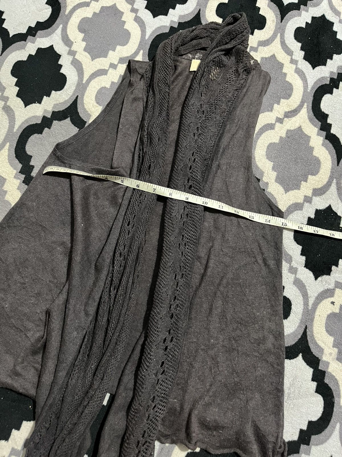 Yasuyuki Ishii Crazy cepo distressed fuga style vest knit Size US M / EU 48-50 / 2 - 7 Thumbnail
