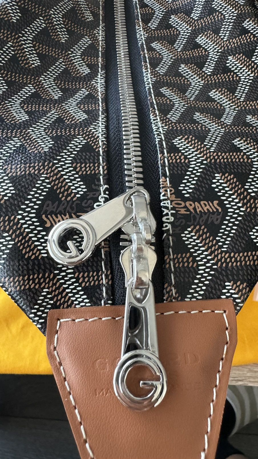 Goyard Goyard 45 Bowling Boeing Foldable Duffle Hand Bag Size ONE SIZE - 14 Thumbnail