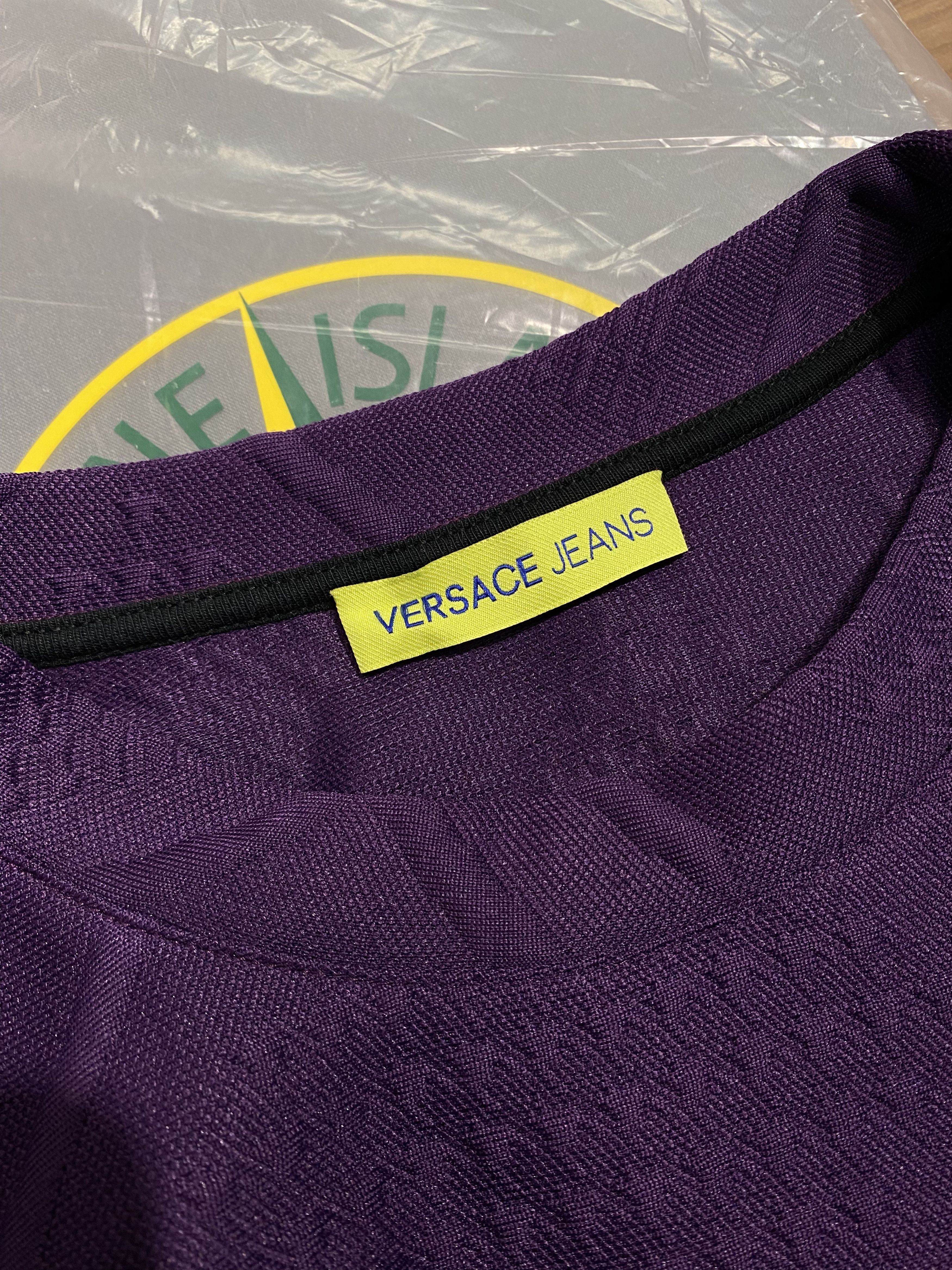 Versace Versace jeans purple logo monogram sweatshirt size M Size US M / EU 48-50 / 2 - 8 Thumbnail