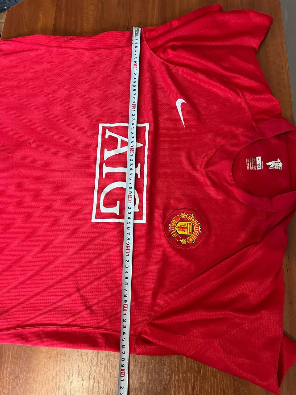 Nike 2007/09 MANCHESTER UNITED HOME SOCCER JERSEY FOOTBALL SHIRT Size US XXL / EU 58 / 5 - 22 Thumbnail