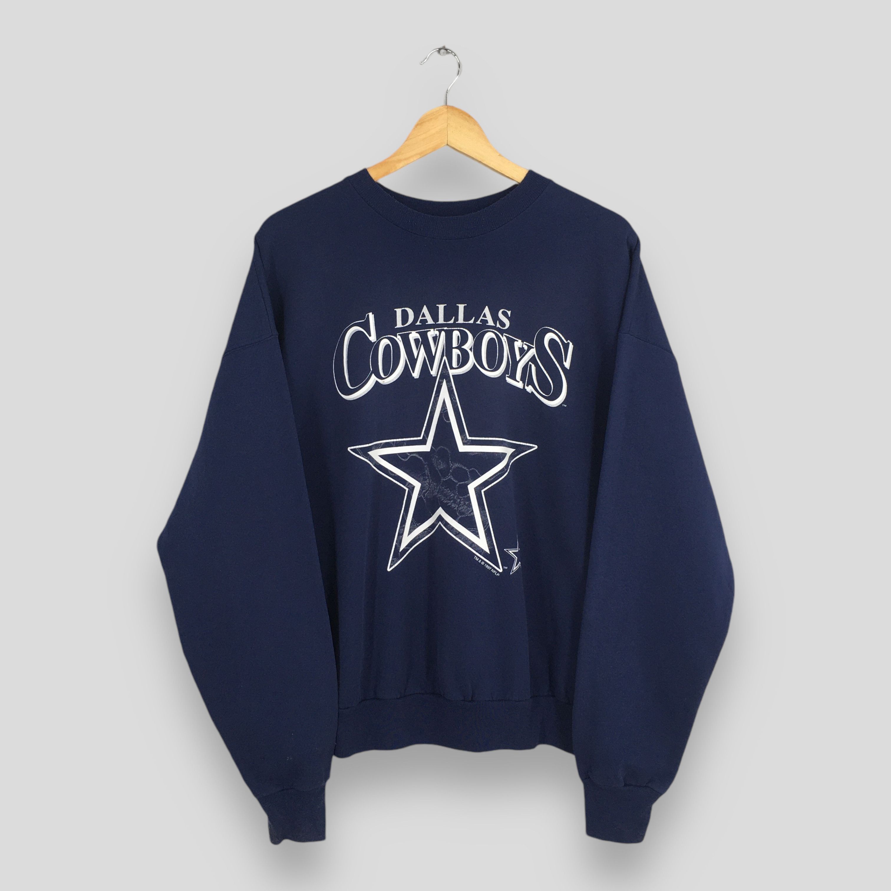 NFL × Vintage Vintage 90s Dallas Cowboys NFL Sweatshirt XLarge Size US XL / EU 56 / 4 - 1 Thumbnail