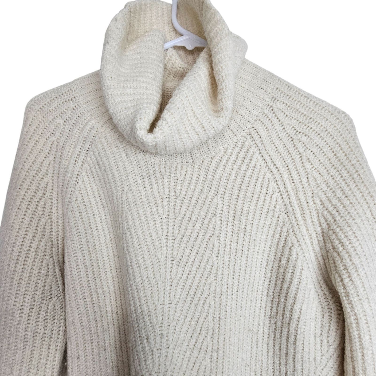 Madewell Madewell Womens Wool Knit Turtleneck Sweater Sz M Minimalist Size M / US 6-8 / IT 42-44 - 2 Thumbnail
