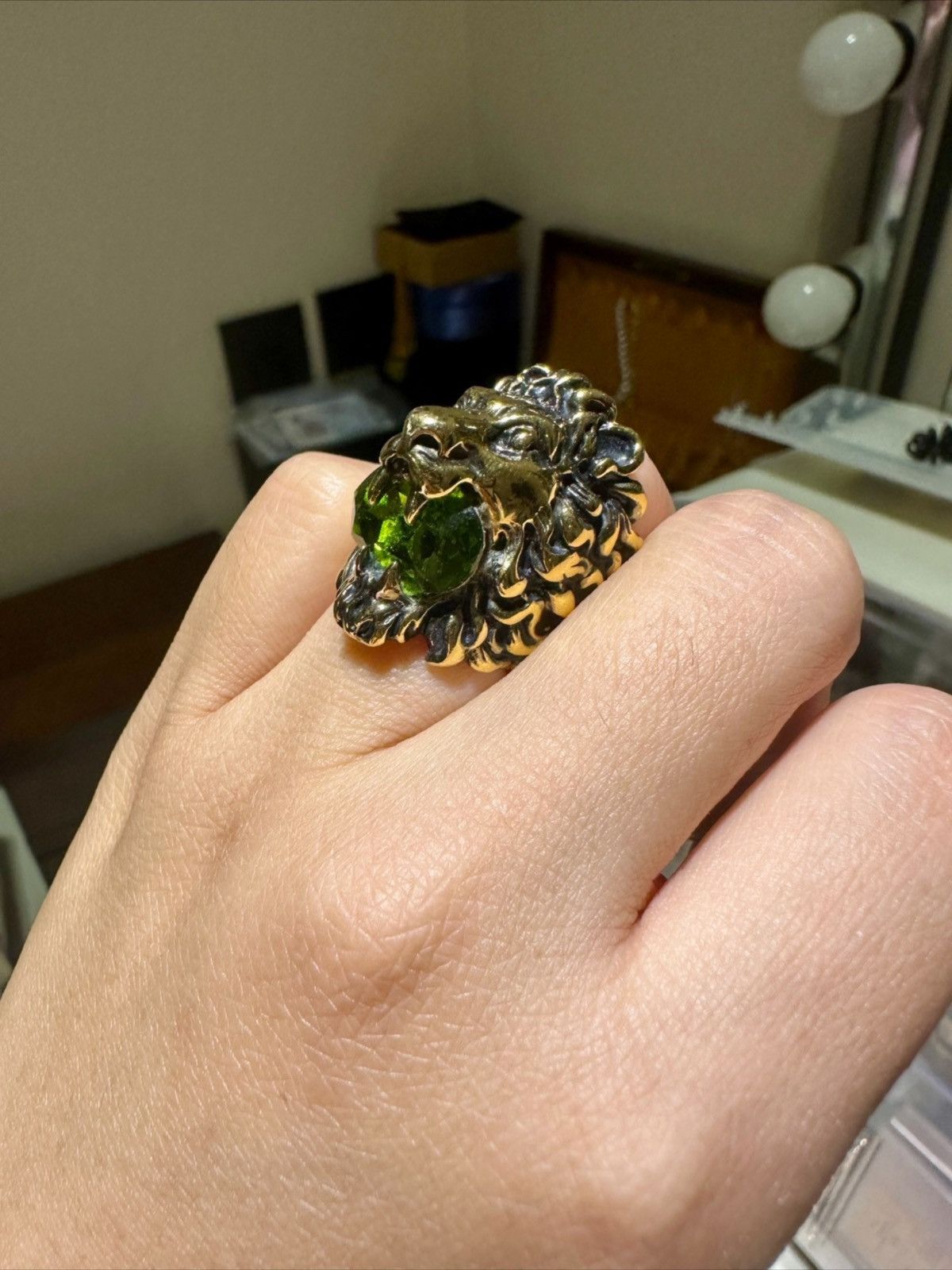 Gucci Gucci lion head ring Size ONE SIZE - 5 Thumbnail