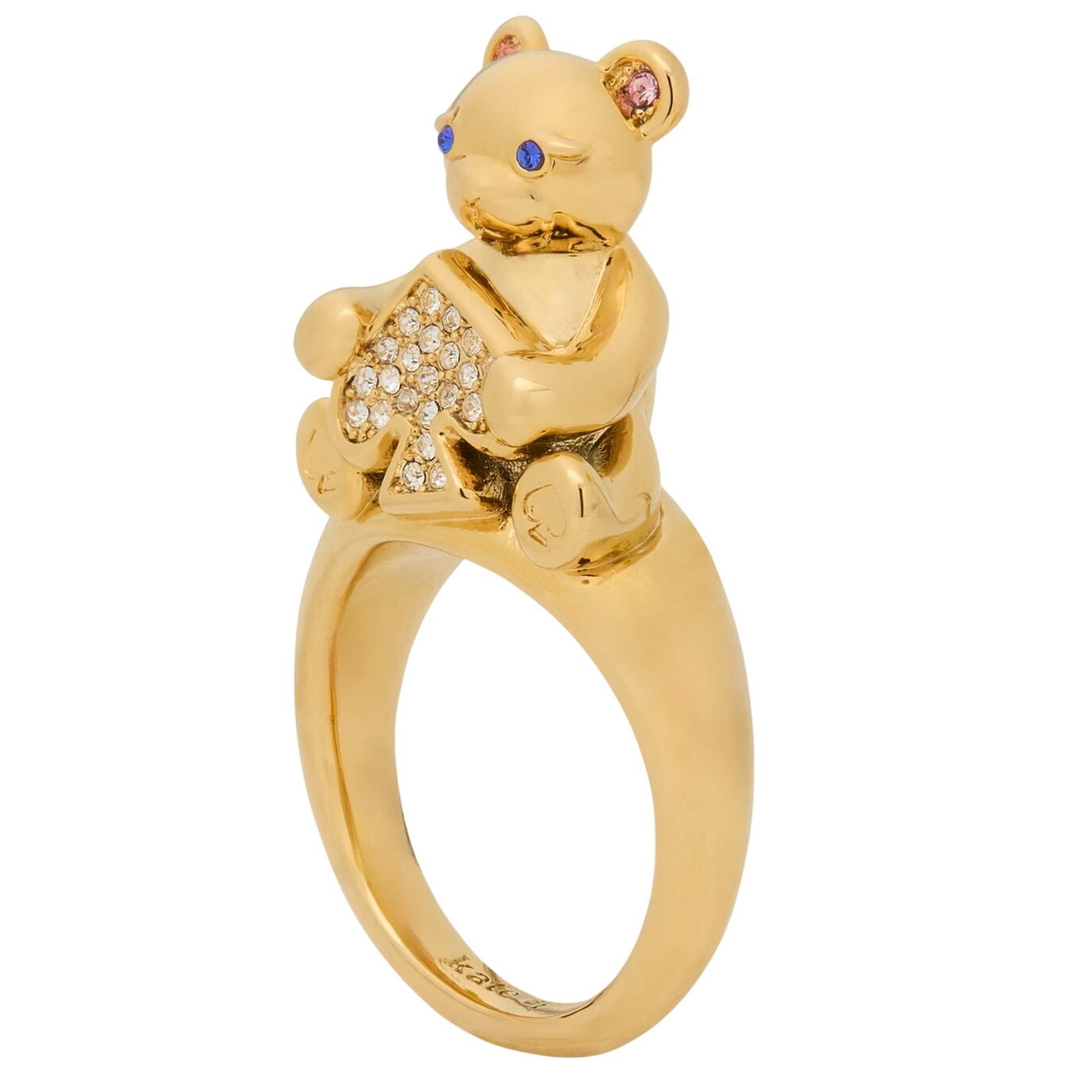 Kate Spade Kate Spade Oh What Fun Spade Teddy Bear Ring Size 7 Size ONE SIZE - 5 Thumbnail