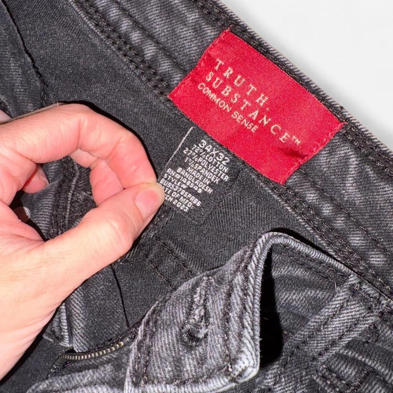 Other Black denim jeans with leather detail on pockets Size US 34 / EU 50 - 5 Thumbnail