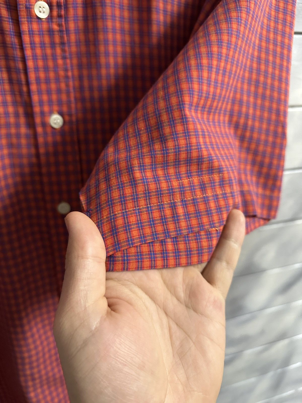 Yves Saint Laurent Rare Luxury Yves Sant Laurent Shirt Button 80’s Vintage Size US L / EU 52-54 / 3 - 9 Thumbnail