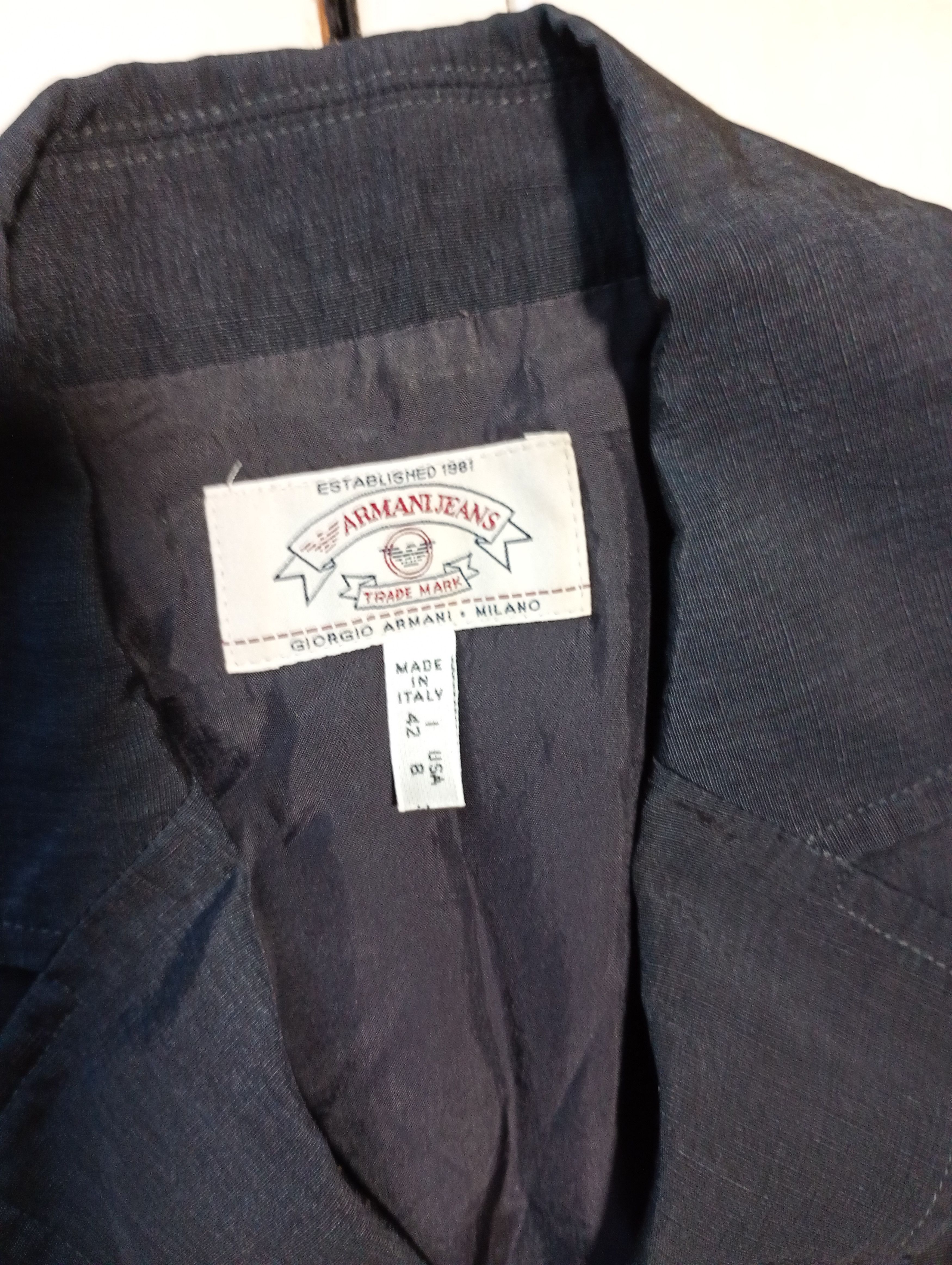 Armani Armani Jeans Blazer Women;s Vintage 90's US size 8 Size M / US 6-8 / IT 42-44 - 7 Thumbnail