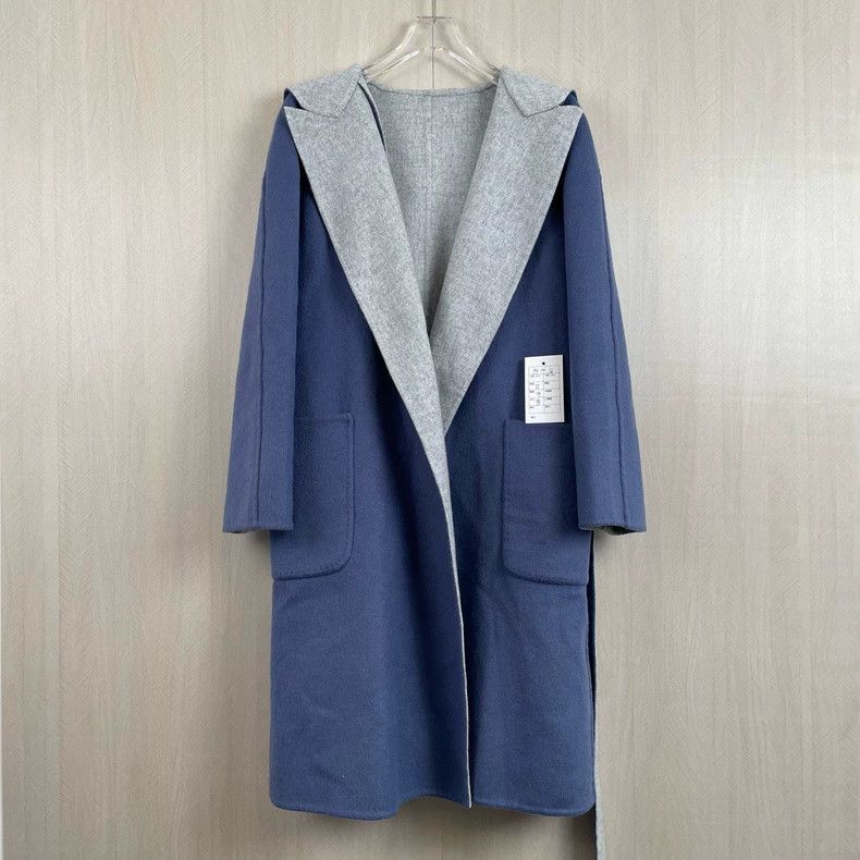 Max Mara MaxMara Two-Tone Robe Coat -dmc Size M / US 6-8 / IT 42-44 - 1 Thumbnail