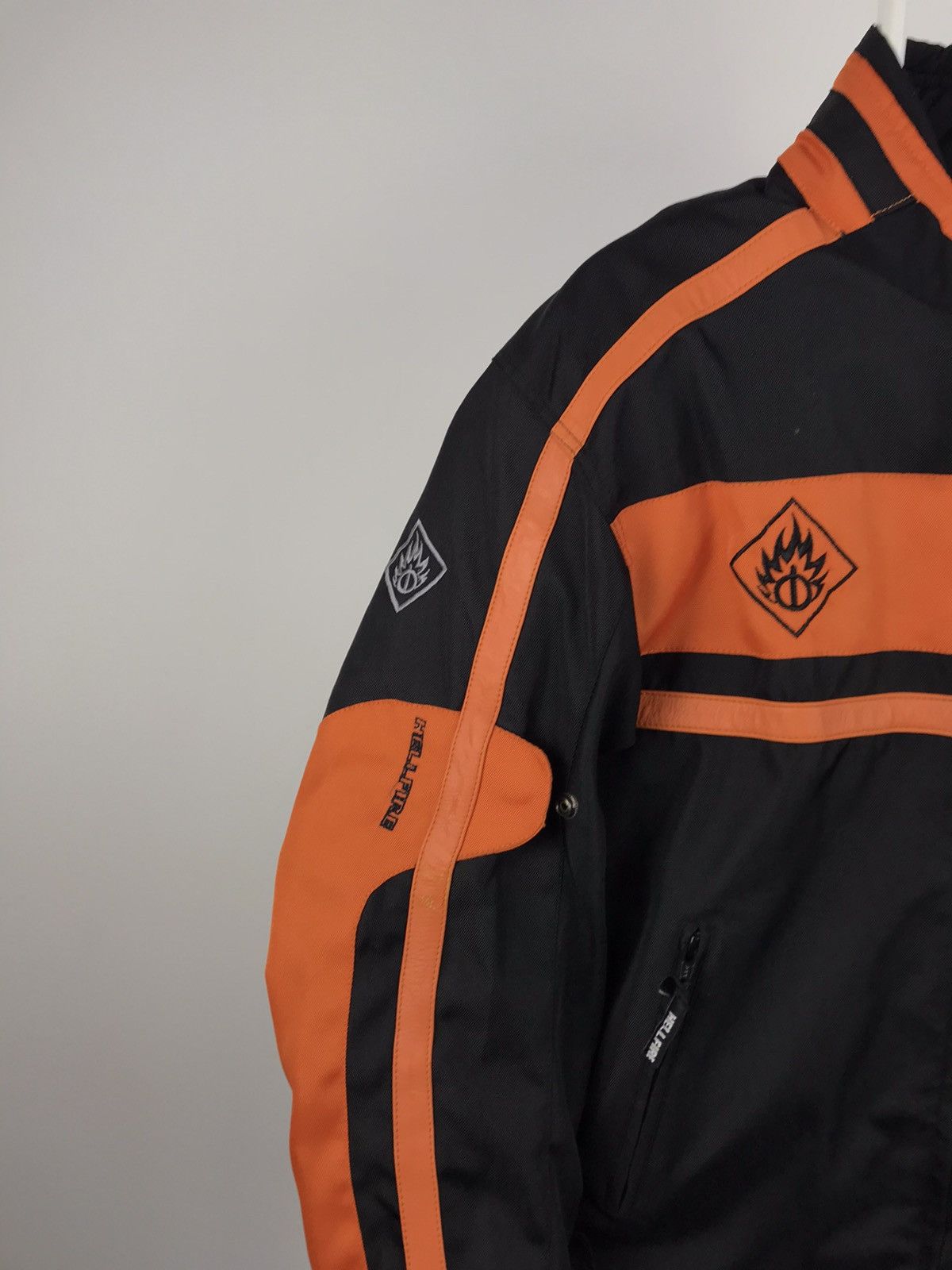 Vintage Vintage Hellfire Big Logo Racing Moto Biker Nylon Jacket Size US M / EU 48-50 / 2 - 3 Thumbnail