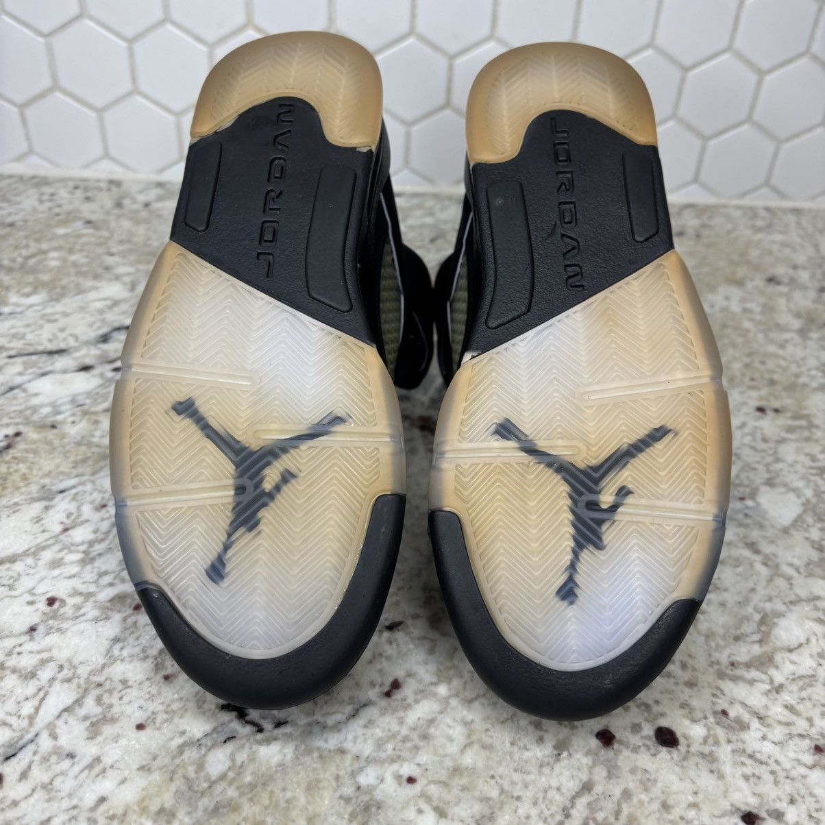 Jordan Brand Size 5.5 -Jordan 5 OG Black Metallic Reimagined CLEAN NO BOX Size US 5.5 / EU 38 - 9 Thumbnail