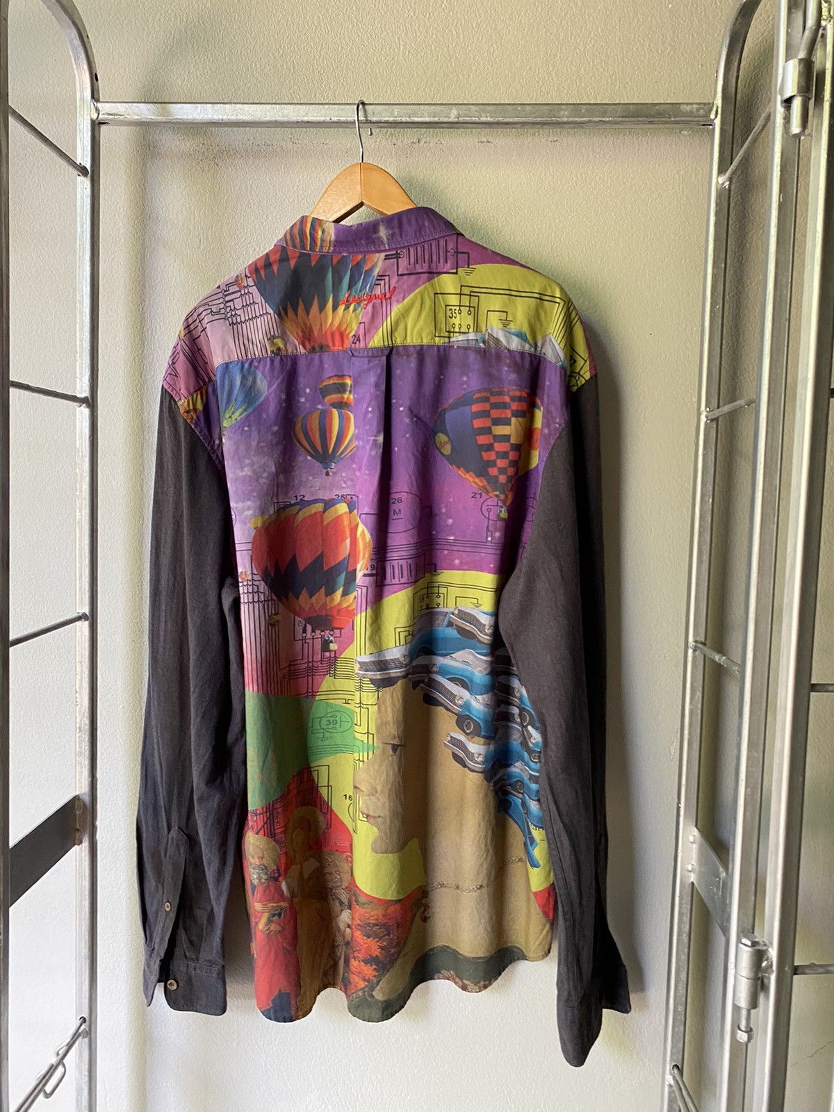 Desigual Desigual man GLOBO printed shirt Size US XXL / EU 58 / 5 - 12 Thumbnail