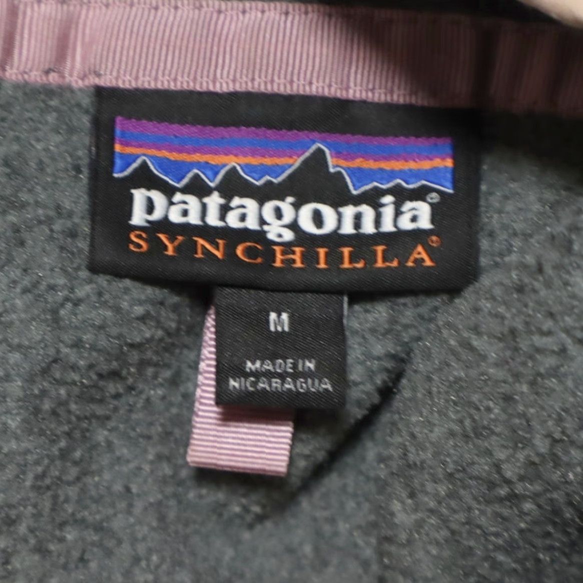 Patagonia VINTAGE Patagonia Synchilla Snap T Fleece Solid Mock Long Sleeve Sweater Gray Women's M Size M / US 6-8 / IT 42-44 - 5 Thumbnail