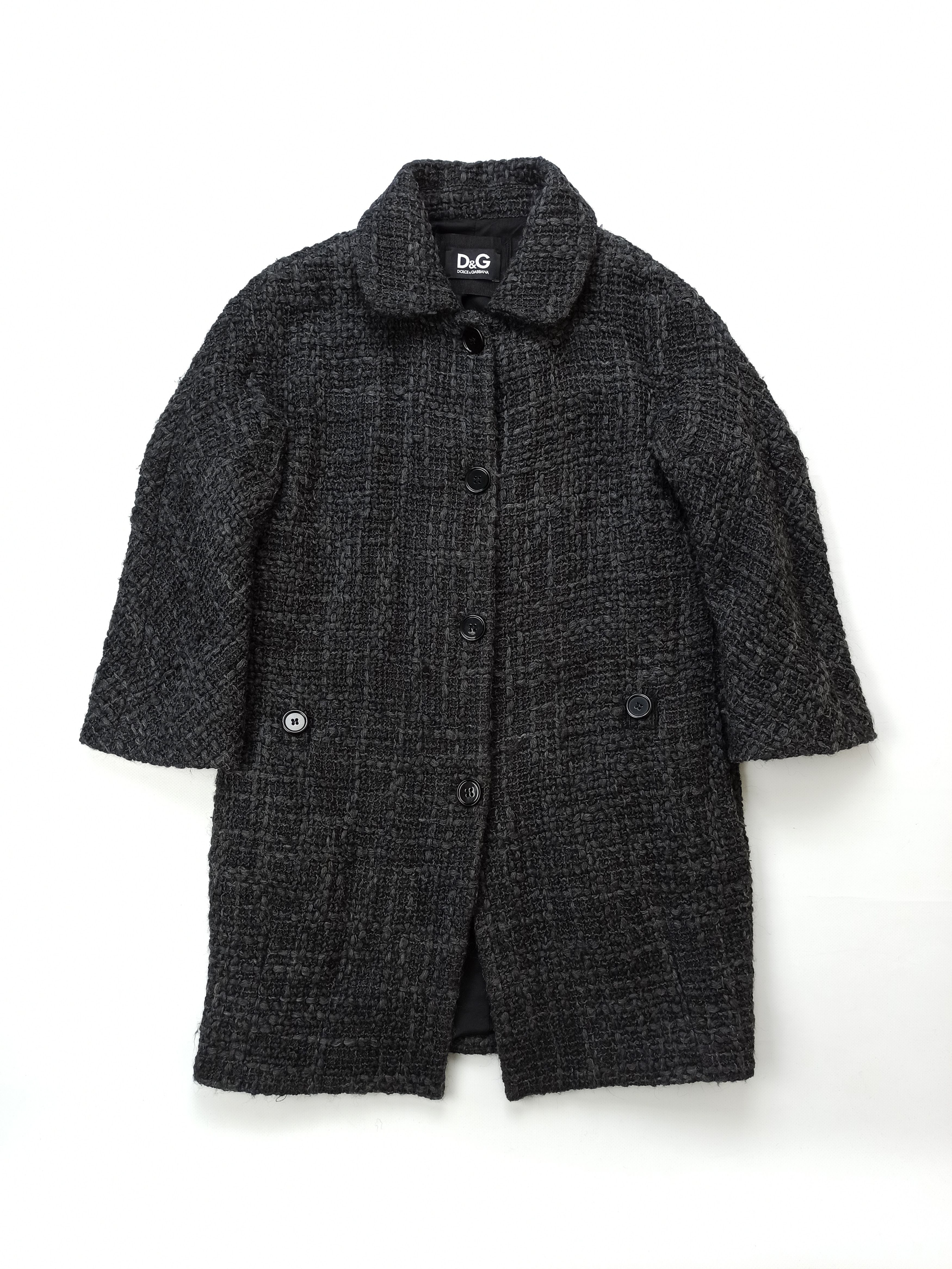 Dolce & Gabbana Dolce&Gabbana Wool Сoat Size S / US 4 / IT 40 - 1 Thumbnail