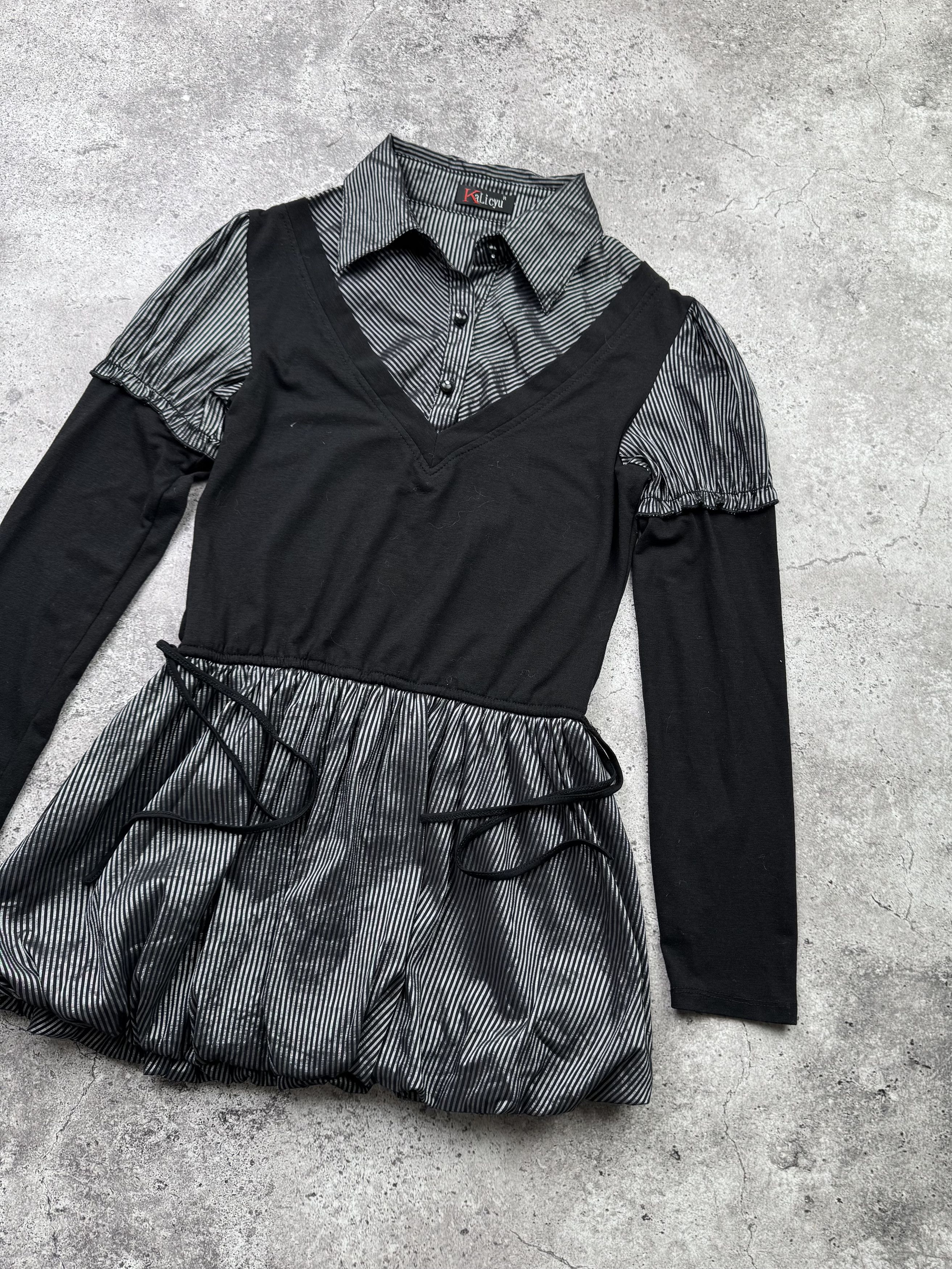 Japanese Brand Vintage Dress With Long Sleeve(V155)C653 Size S / US 4 / IT 40 - 3 Thumbnail