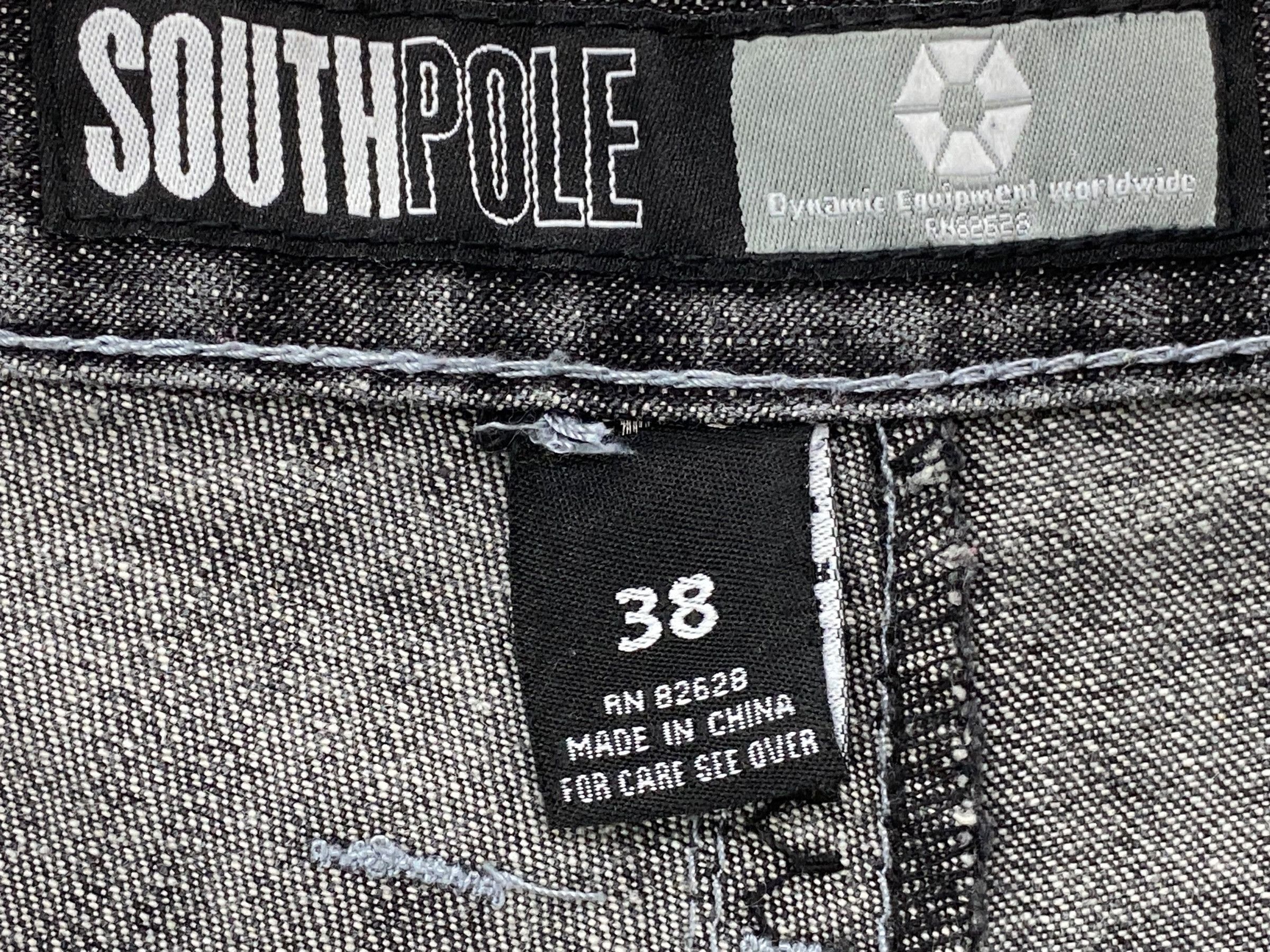 Southpole Southpole Jeans Baggy Jeans Black Skateboard Jeans Size US 37 - 8 Thumbnail