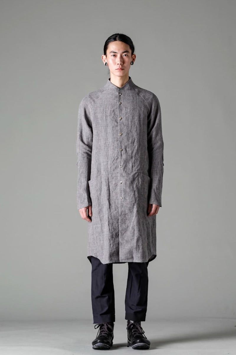 Devoa 100% Ramie Long Shirt JP 1 US S-M Size US S / EU 44-46 / 1 - 1 Thumbnail