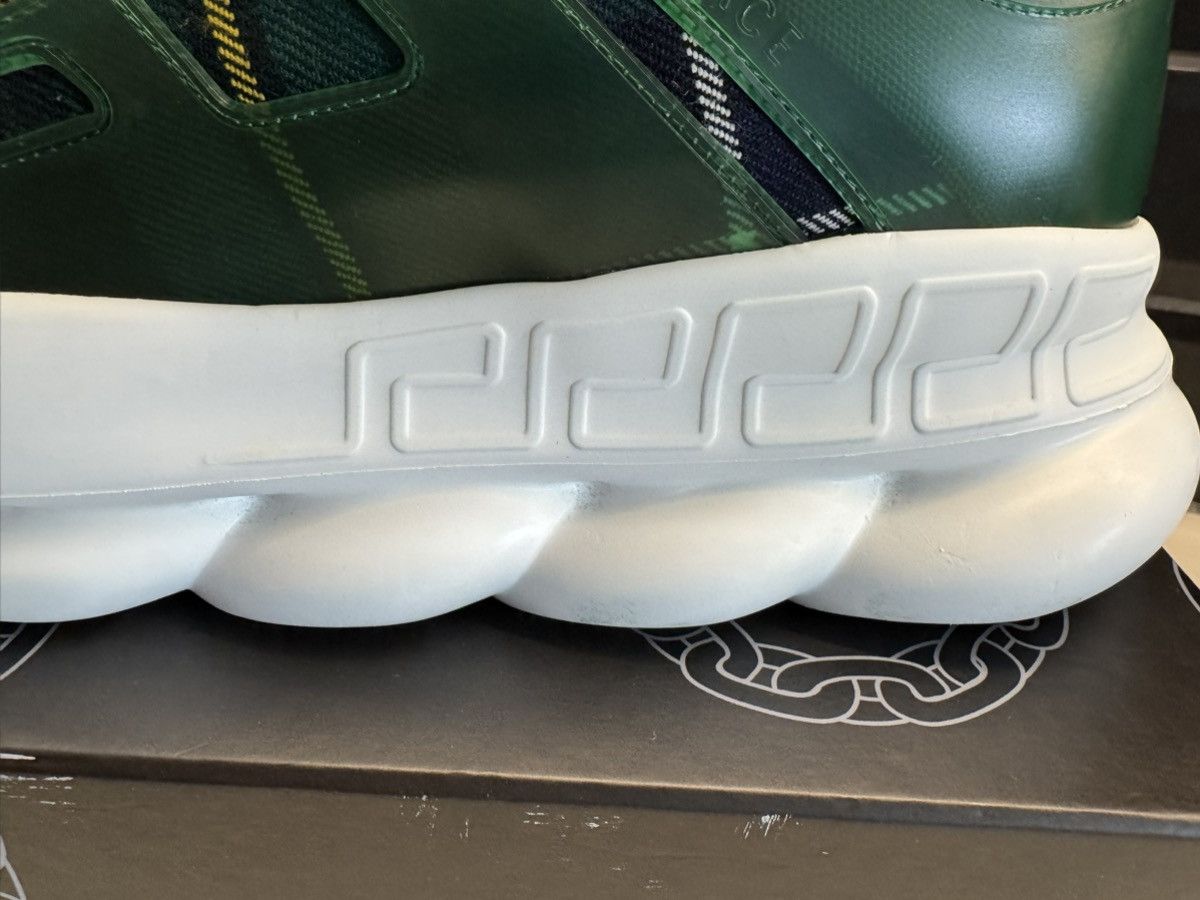 Versace Versace Chain Reaction Sneakers Green/Yellow Size US 13 / EU 46 - 11 Thumbnail