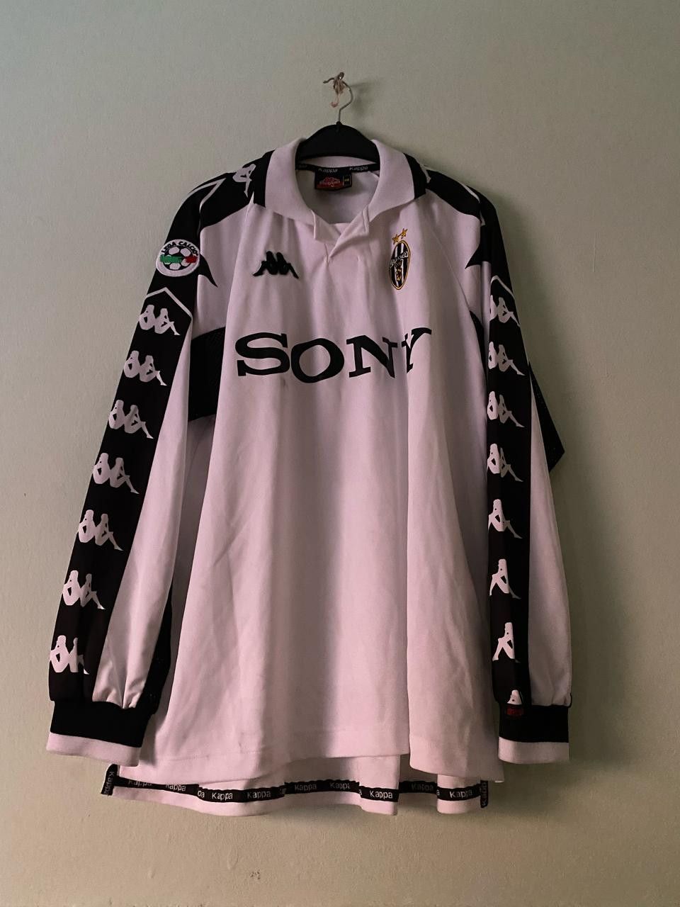 Kappa Juventus 1999/00 match worn jersey "Fonseca" Size US XL / EU 56 / 4 - 2 Thumbnail