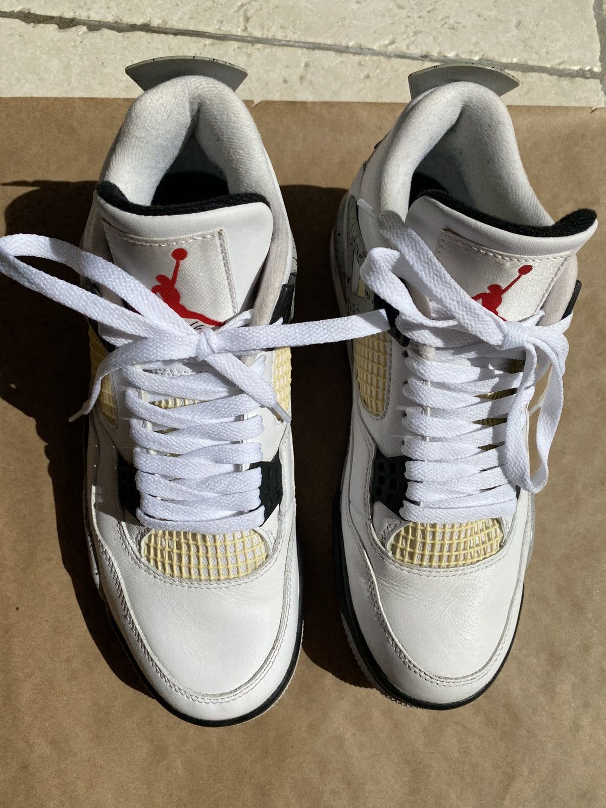 Nike Cement Jordan 4, Sz 8 Size US 8 / EU 41 - 1 Thumbnail